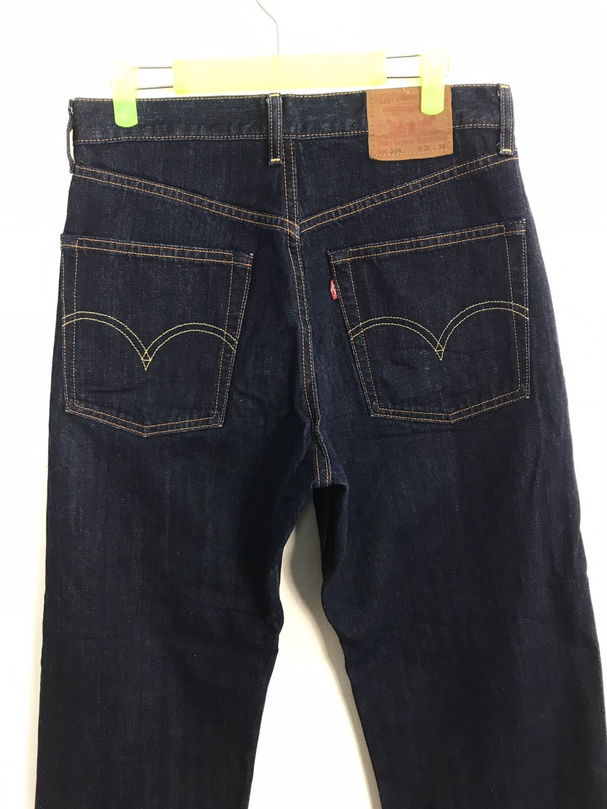 Levi's Vintage Clothing Levis & Strauss Lot 504 Indigo Denim Jeans K265j Size US 30 / EU 46 - 3 Thumbnail