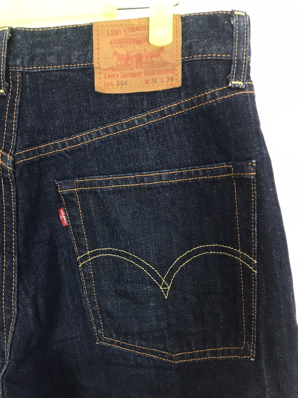 Levi's Vintage Clothing Levis & Strauss Lot 504 Indigo Denim Jeans K265j Size US 30 / EU 46 - 2 Thumbnail