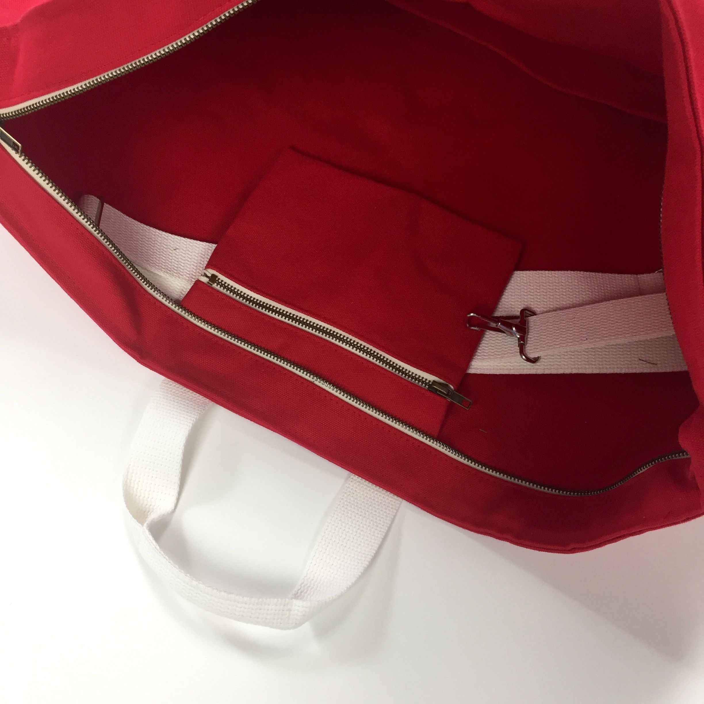 Noah Red Logo Canvas Holdall Bag DS
