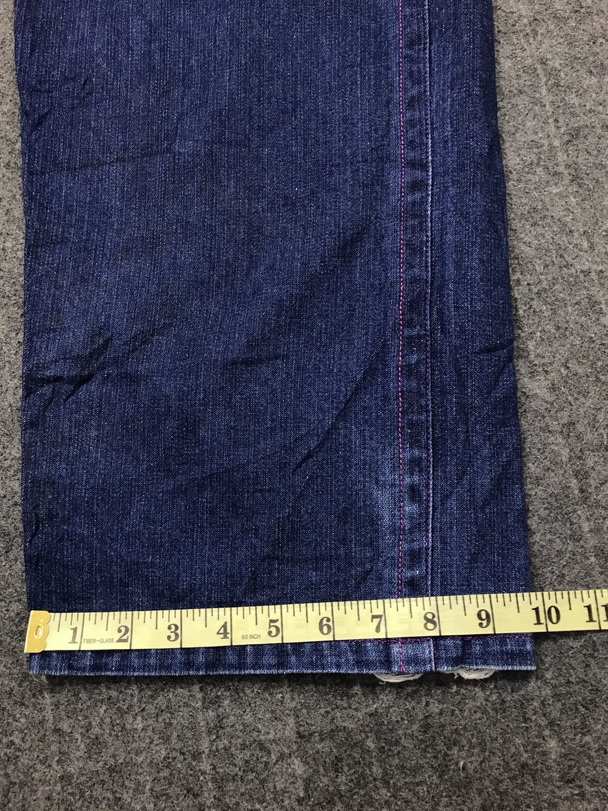 Japanese Brand × Vintage Avalanche Krhyme Denim Straight Cut Embroidery Wing Logo Size US 36 / EU 52 - 15 Thumbnail
