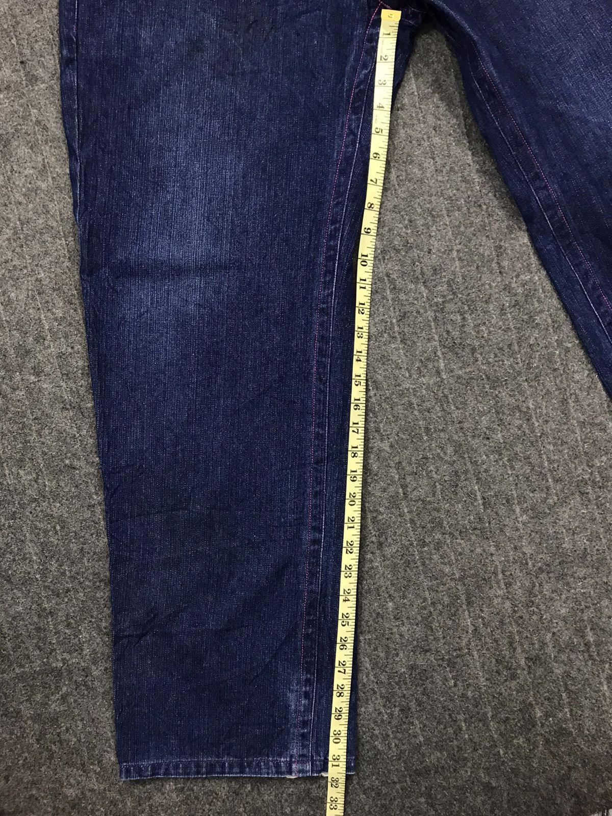 Japanese Brand × Vintage Avalanche Krhyme Denim Straight Cut Embroidery Wing Logo Size US 36 / EU 52 - 12 Thumbnail