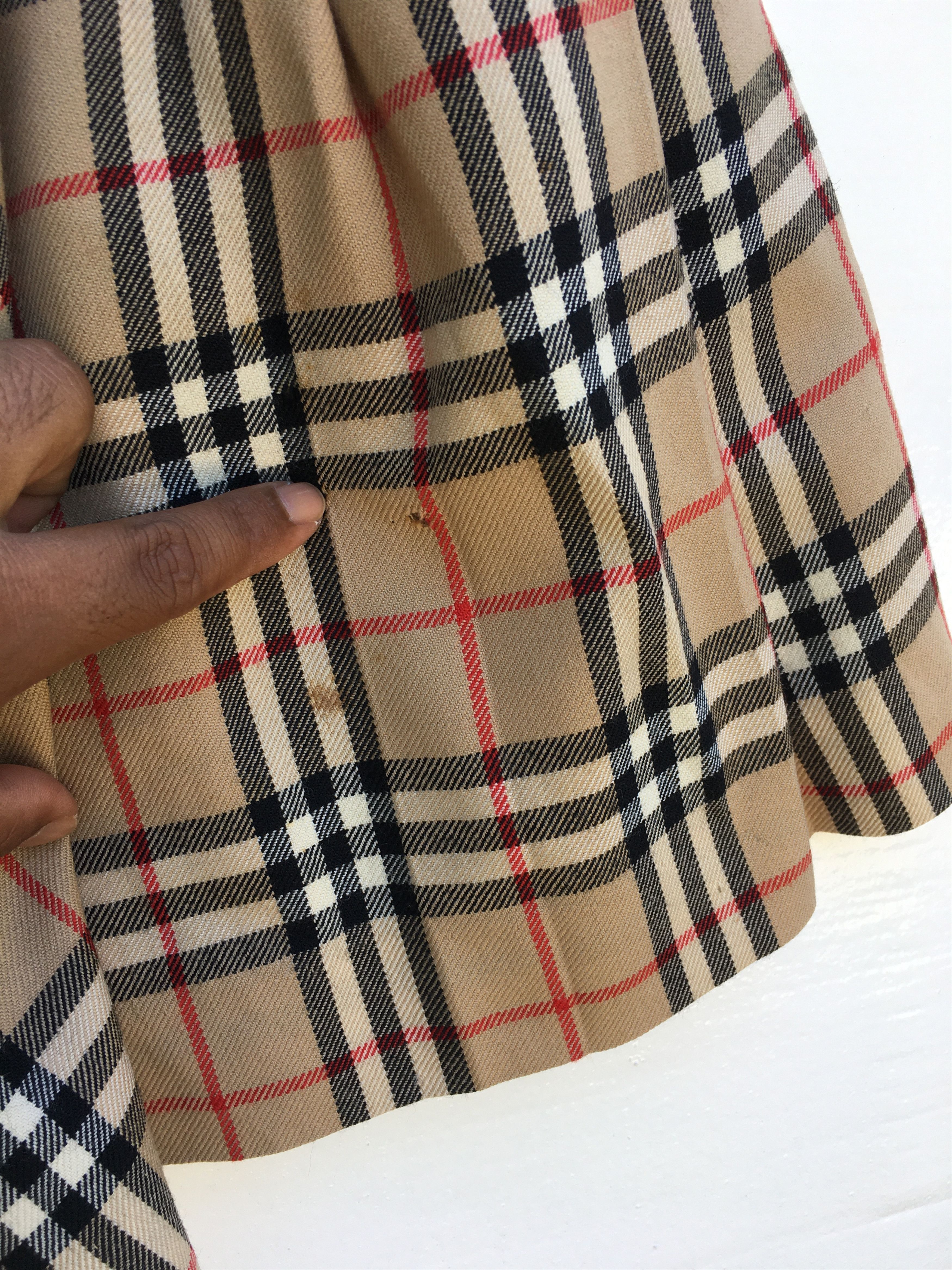 Burberry Vintage Burberry Checkered Mini Skirt Size 24" / US 00 / IT 34 - 12 Thumbnail