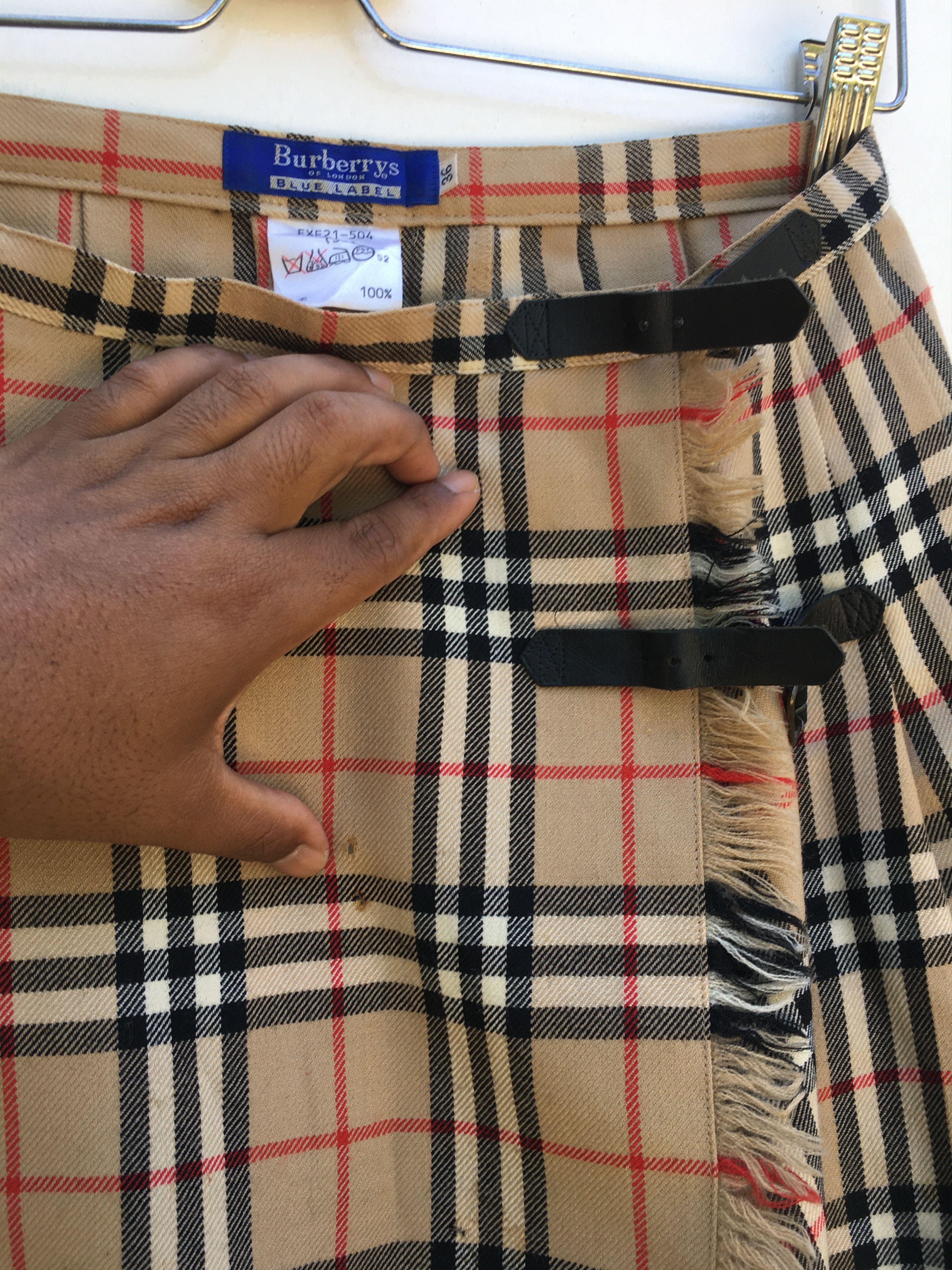 Burberry Vintage Burberry Checkered Mini Skirt Size 24" / US 00 / IT 34 - 10 Thumbnail