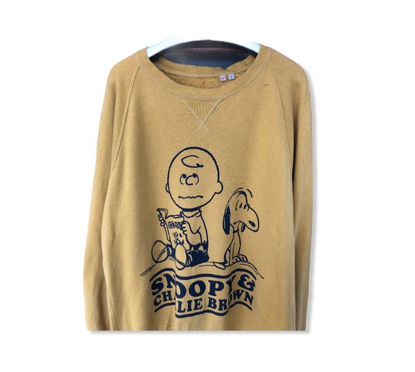 Peanuts Snoopy Charlie Brown Cartoon Sweatshirt | Grailed