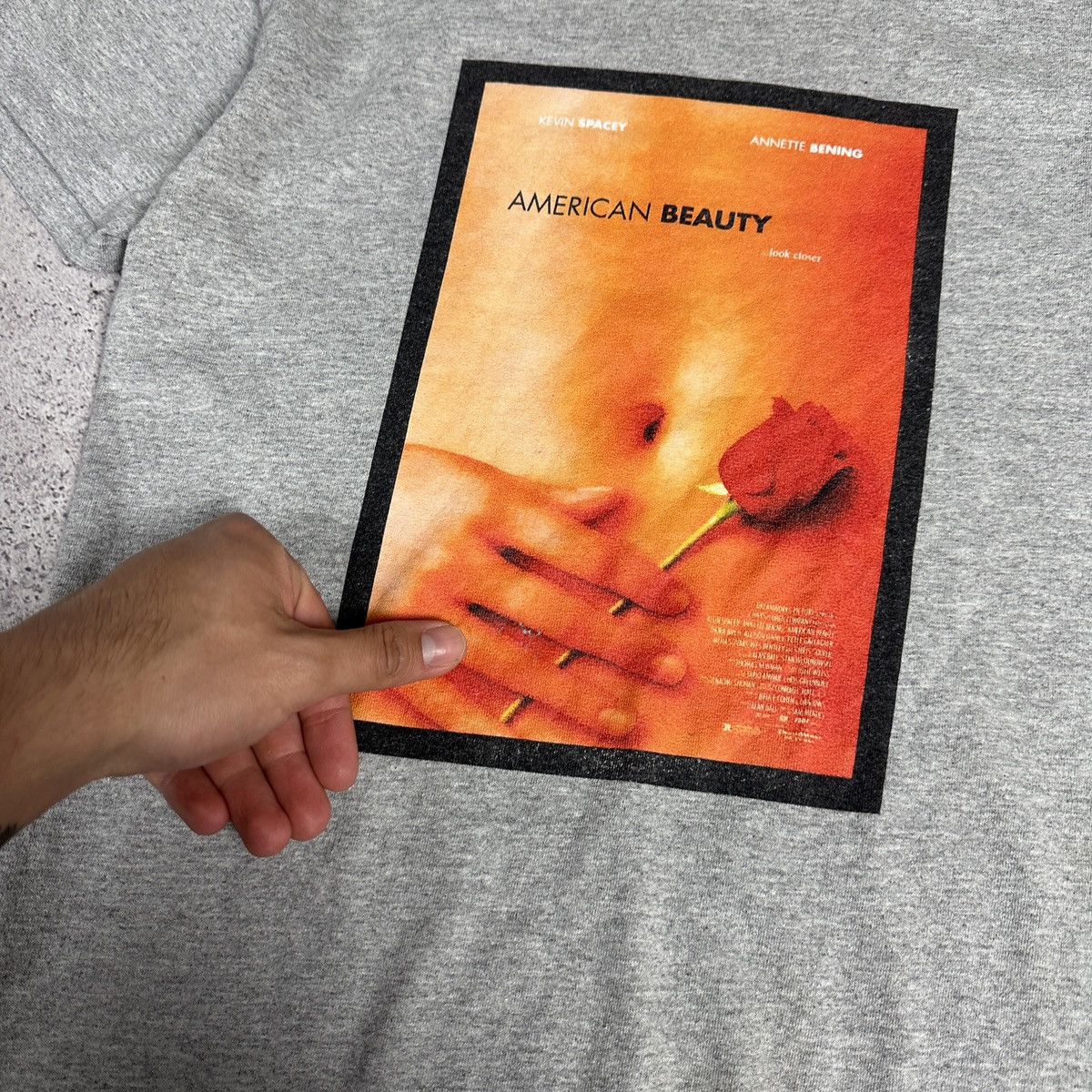 Other Vintage 00s American Beaty Promo tee rare Kevin Spacey y2k Size US L / EU 52-54 / 3 - 4 Thumbnail