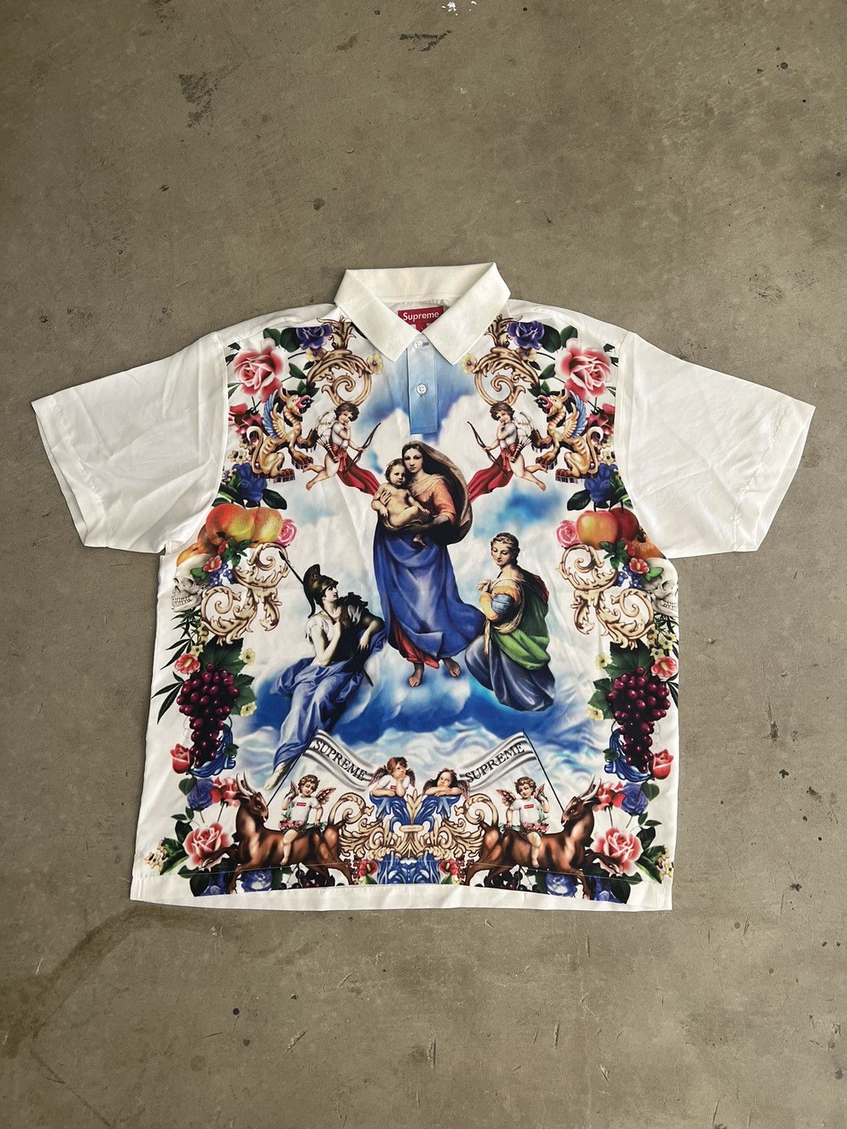 Supreme Supreme Heavenly Silk Button Up Shirt | Grailed