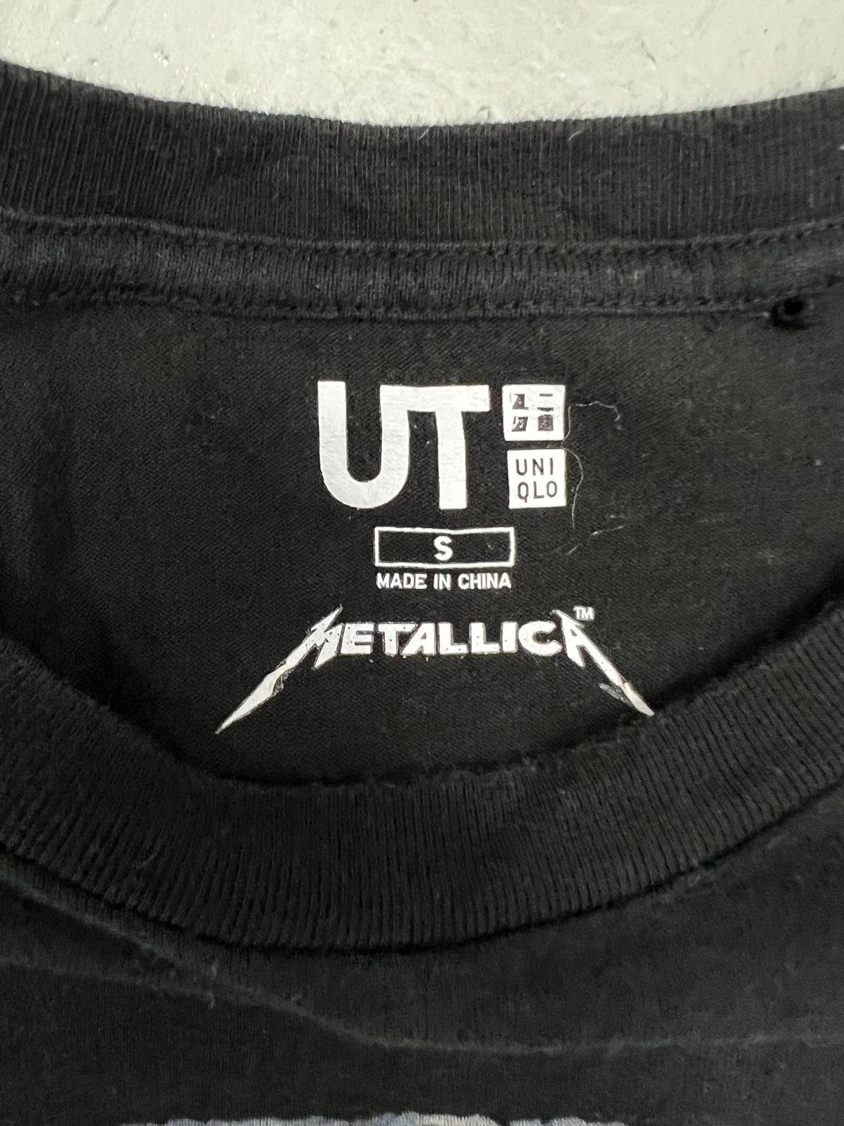Band Tees Uniqlo Metalicca Band Tees Size US S / EU 44-46 / 1 - 4 Thumbnail