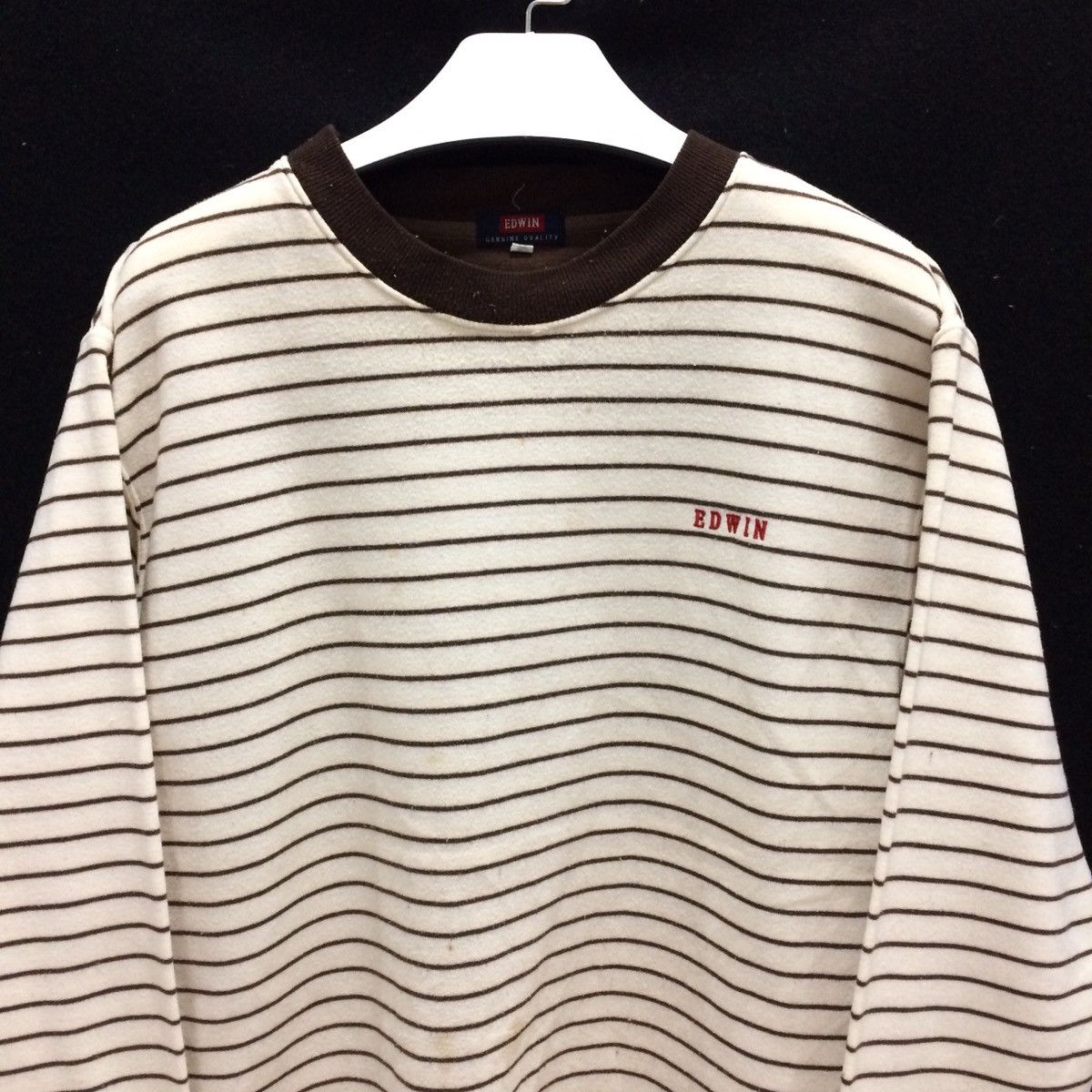 Edwin Vintage Edwin Striped Design Sweatshirt Size US M / EU 48-50 / 2 - 2 Thumbnail