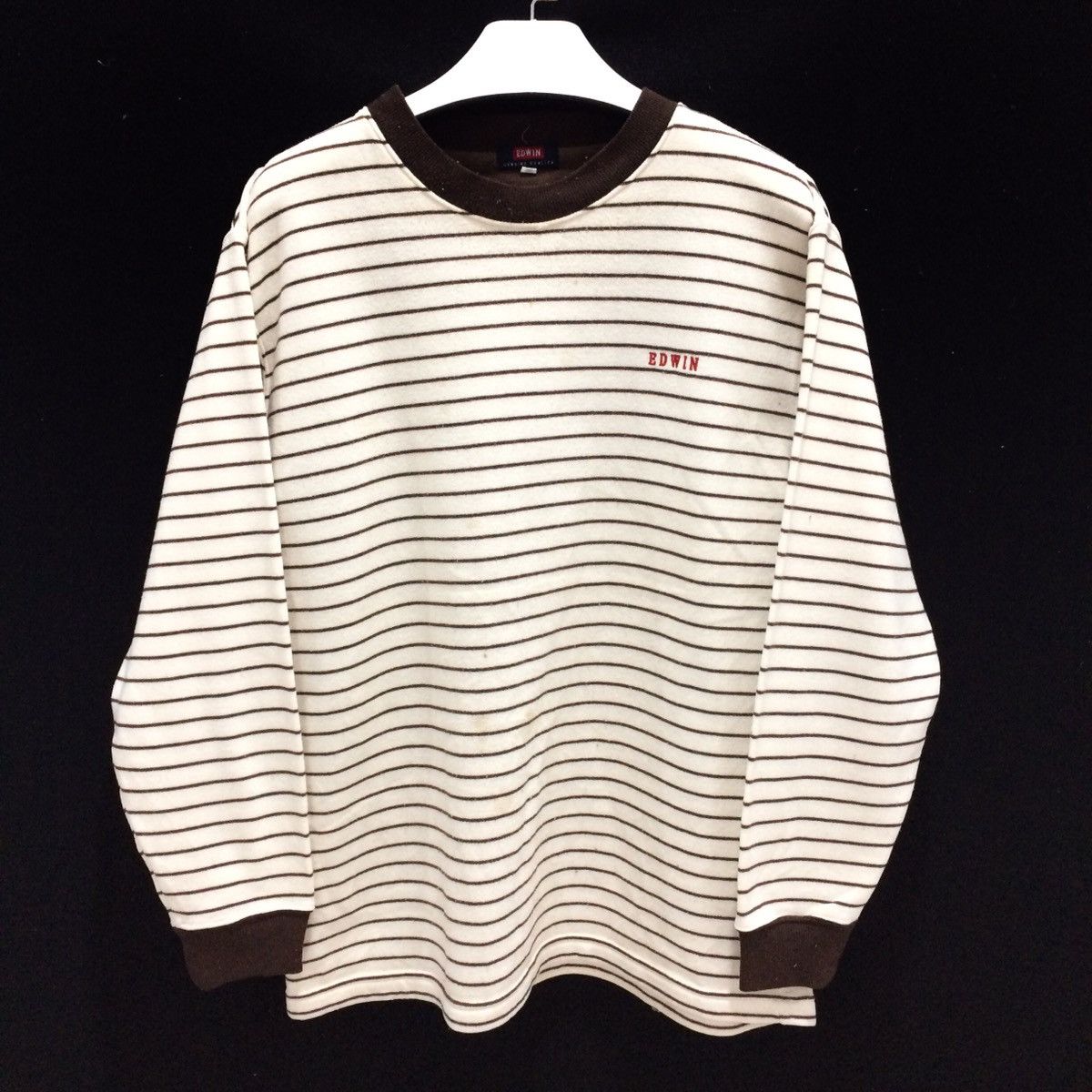 Edwin Vintage Edwin Striped Design Sweatshirt Size US M / EU 48-50 / 2 - 1 Thumbnail