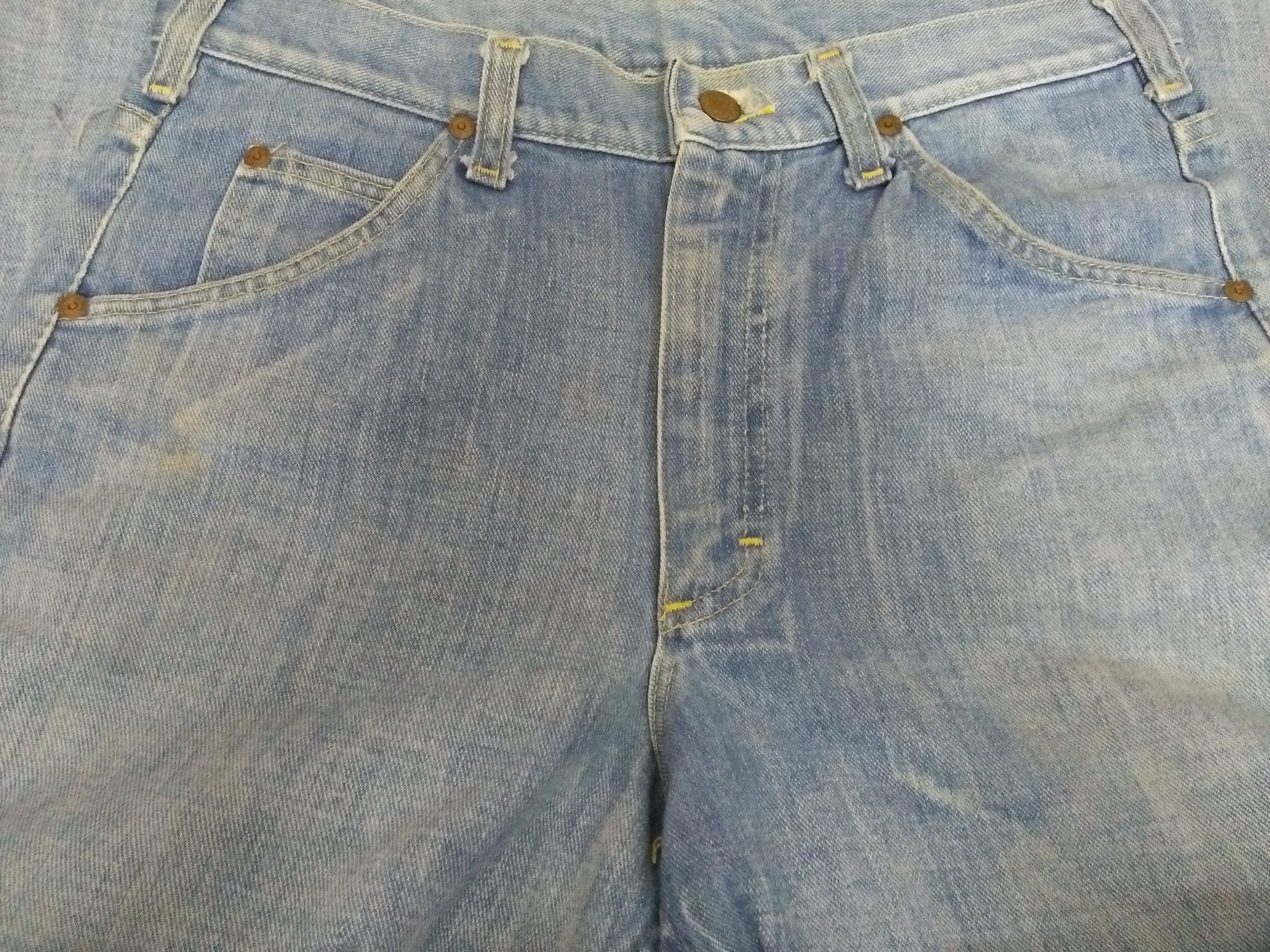 Lee × Vintage 70s LEE RIDERS DENIM TALON 42 USA WAIST 32 (A834) Size US 32 / EU 48 - 3 Thumbnail