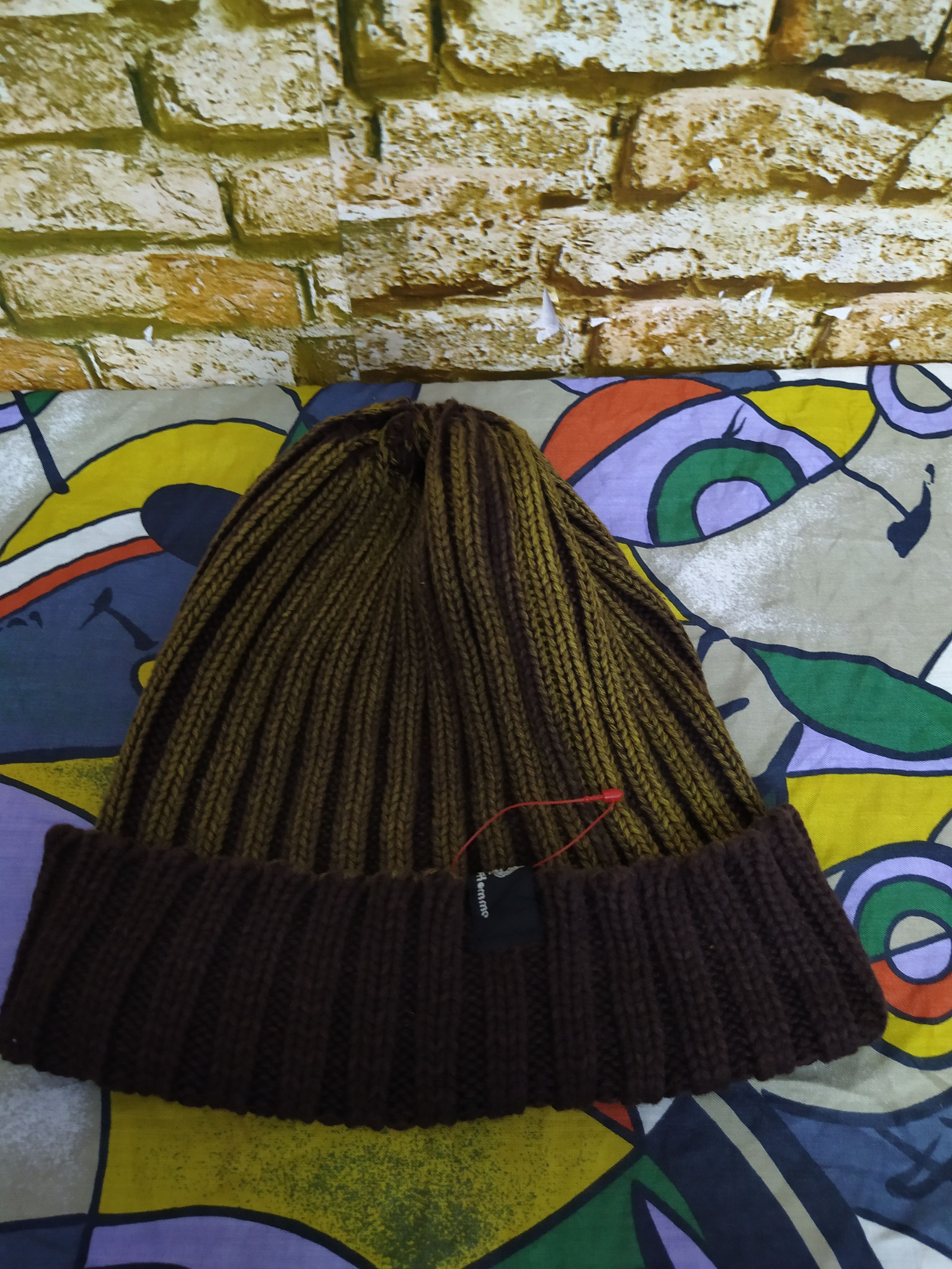 Japanese Brand 291295 = HOMME JAPAN CABLE KNIT BEANIE SPECIAL COLOR (B845) Size ONE SIZE - 3 Thumbnail