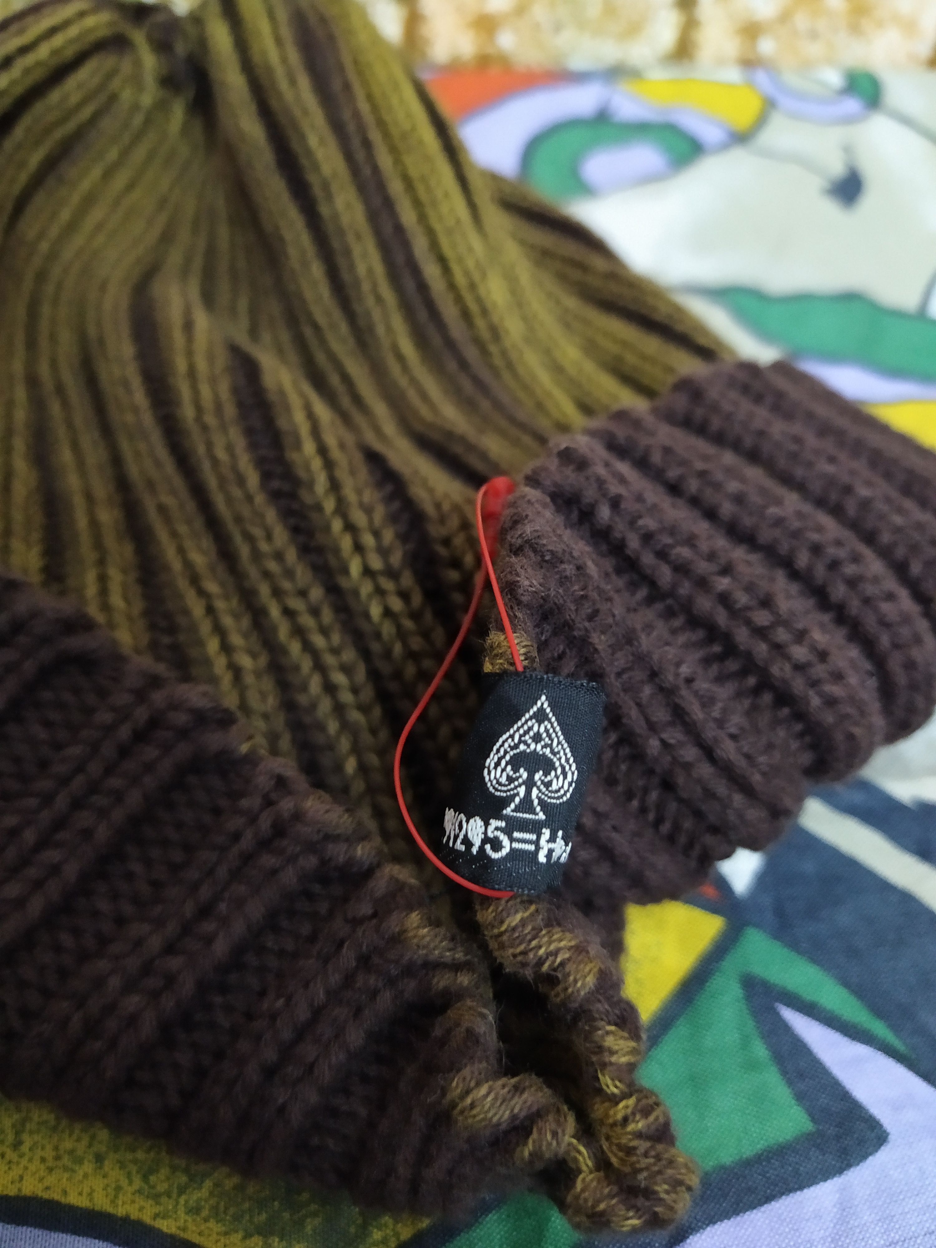 Japanese Brand 291295 = HOMME JAPAN CABLE KNIT BEANIE SPECIAL COLOR (B845) Size ONE SIZE - 4 Thumbnail