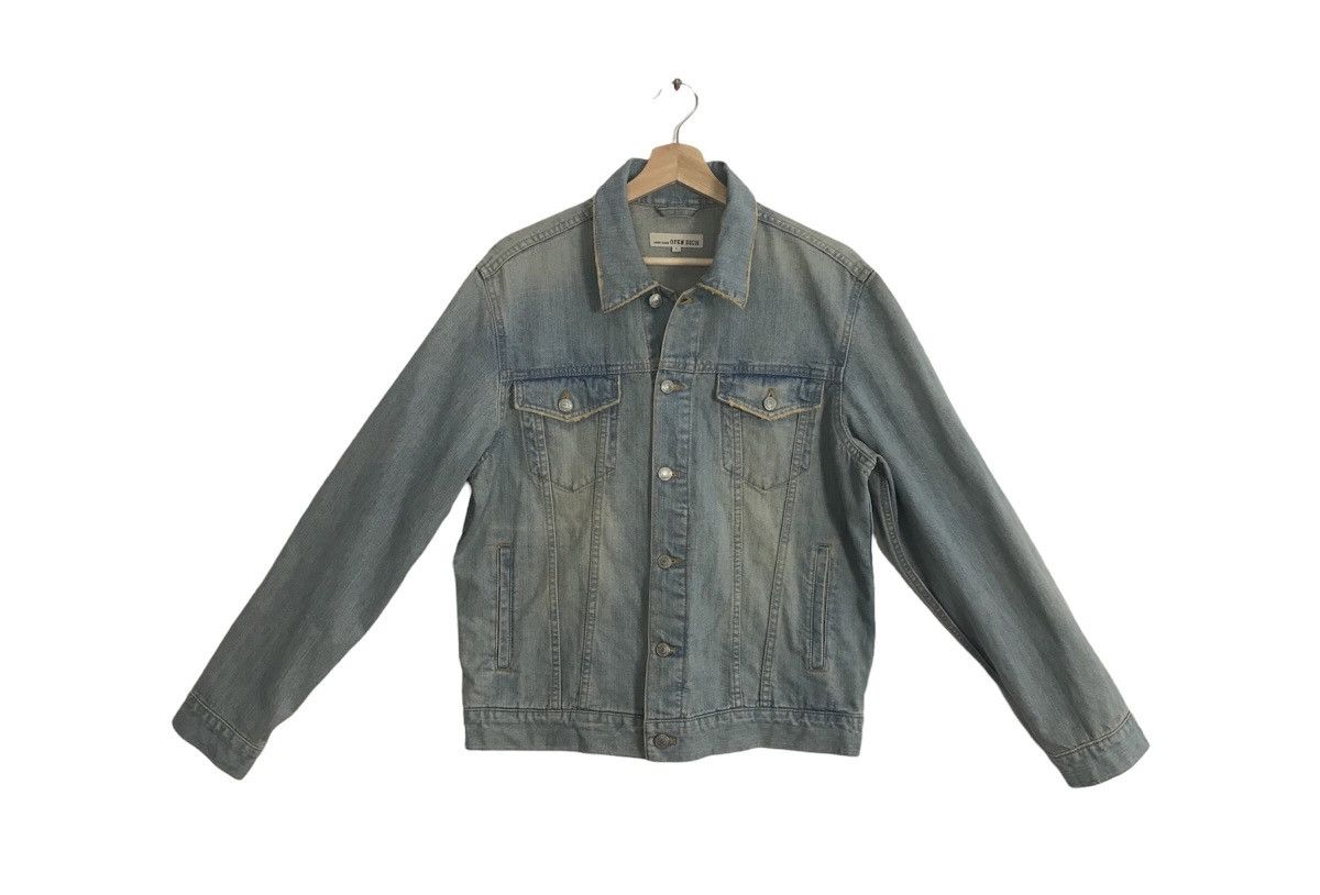 image of Open Dich Button Up Style in Blue, Men's (Size Large)