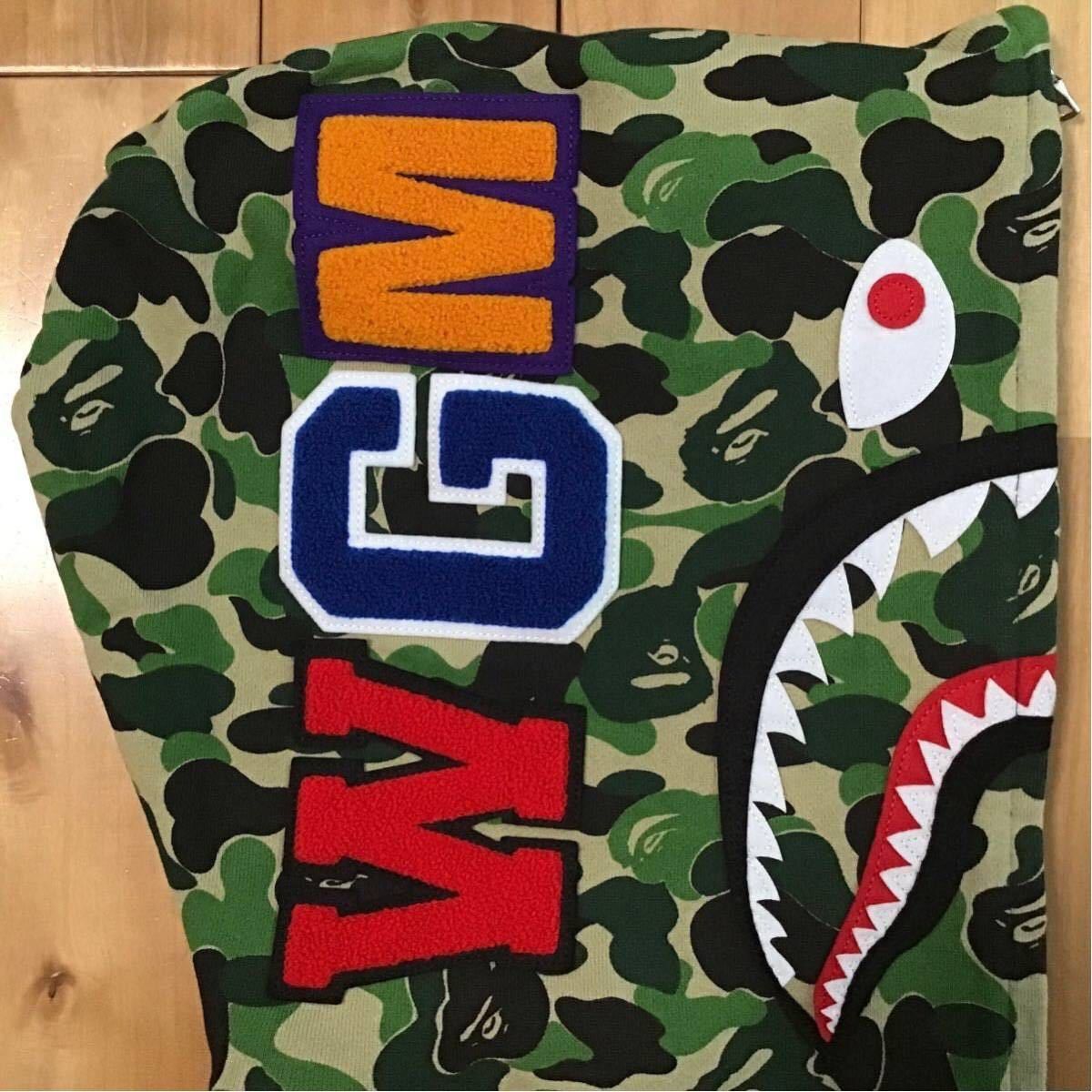Bape BAPE ABC camo green × DARK green shark full zip hoodie APE Size US M / EU 48-50 / 2 - 4 Thumbnail