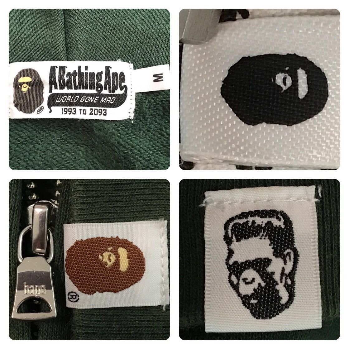 Bape BAPE ABC camo green × DARK green shark full zip hoodie APE Size US M / EU 48-50 / 2 - 7 Thumbnail