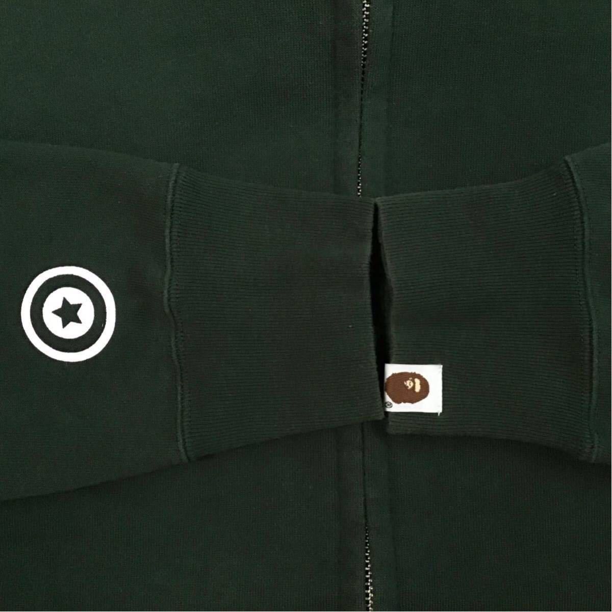 Bape BAPE ABC camo green × DARK green shark full zip hoodie APE Size US M / EU 48-50 / 2 - 6 Thumbnail