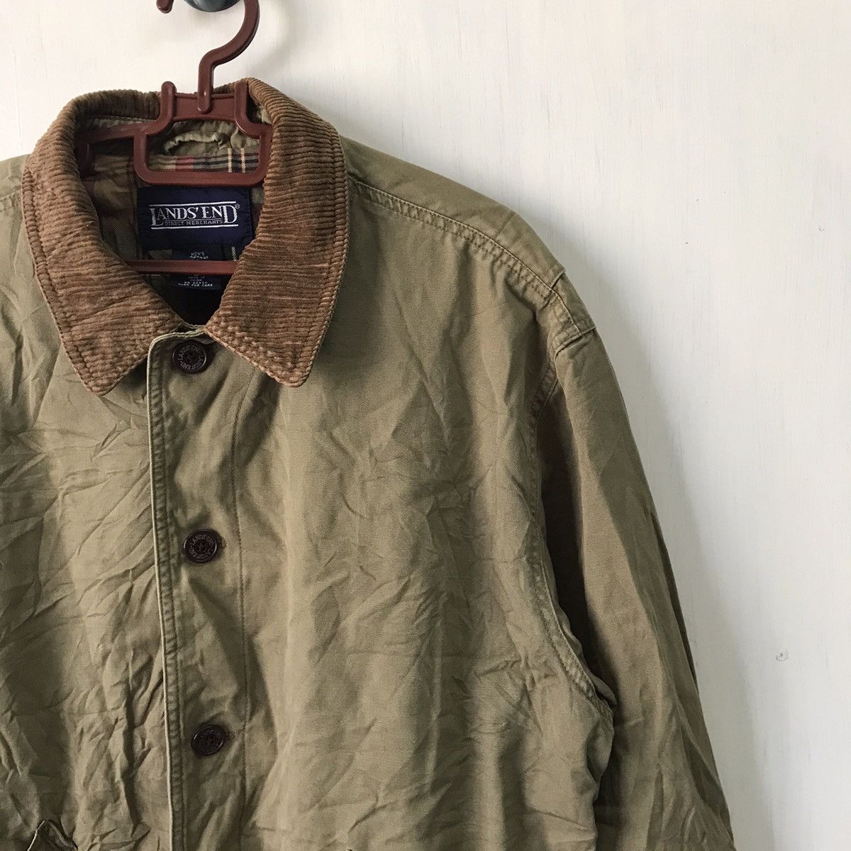 Lands' End × Vintage Vtg Lands’End Outdoor Style Jacket Size US L / EU 52-54 / 3 - 3 Thumbnail