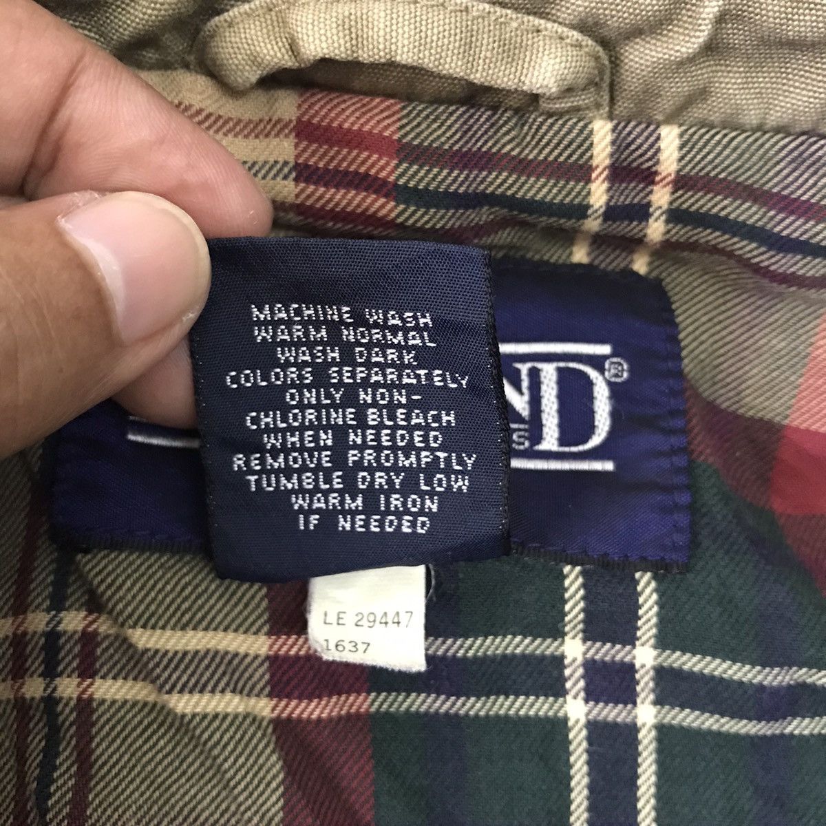 Lands' End × Vintage Vtg Lands’End Outdoor Style Jacket Size US L / EU 52-54 / 3 - 17 Thumbnail