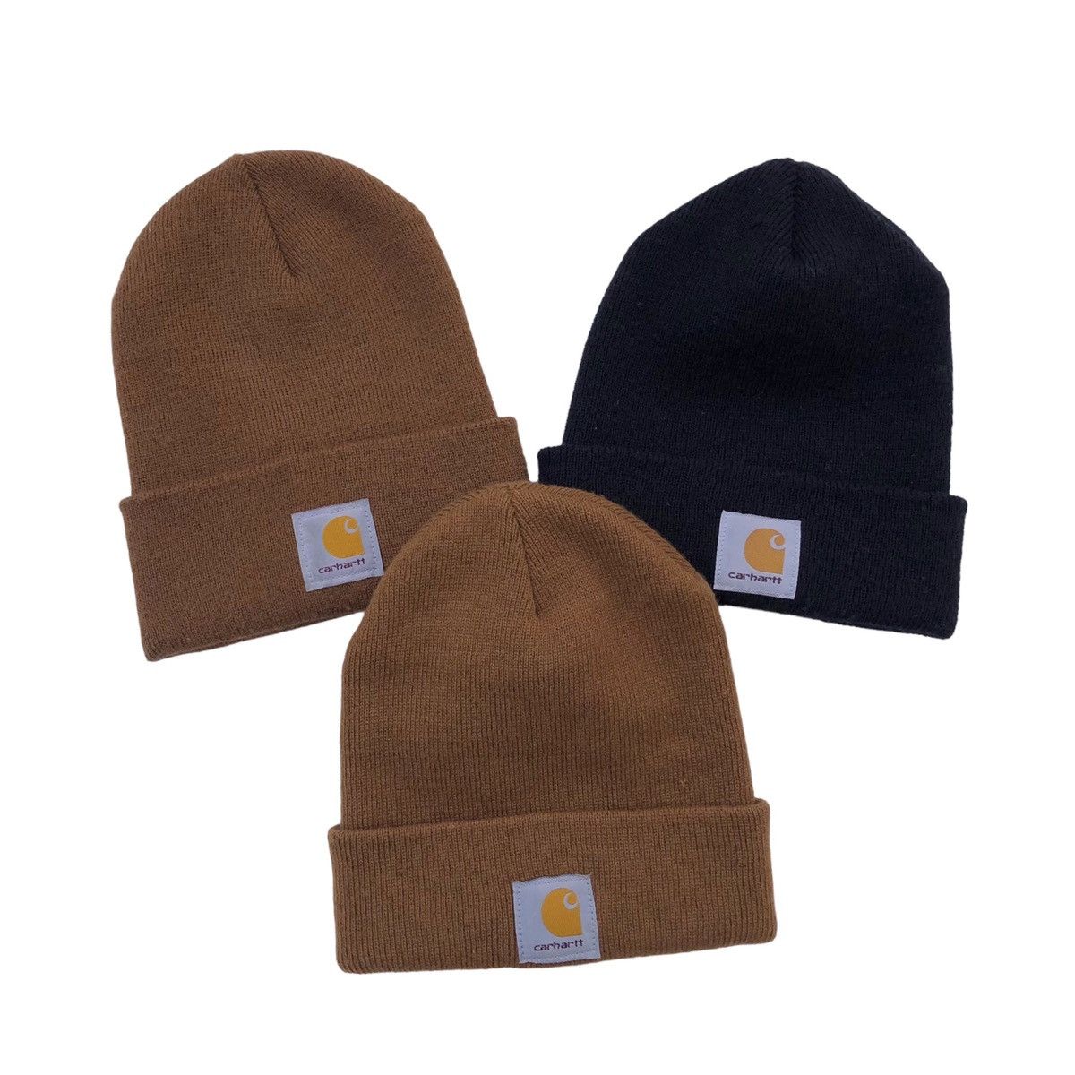 Carhartt 3 Lot Acrylic Beanie Carhartt Size ONE SIZE - 2 Thumbnail