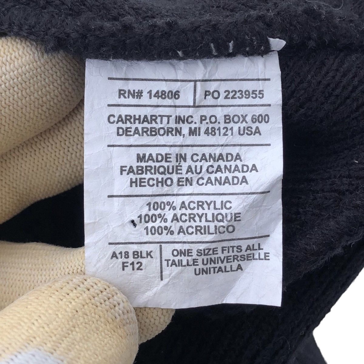 Carhartt 3 Lot Acrylic Beanie Carhartt Size ONE SIZE - 8 Thumbnail