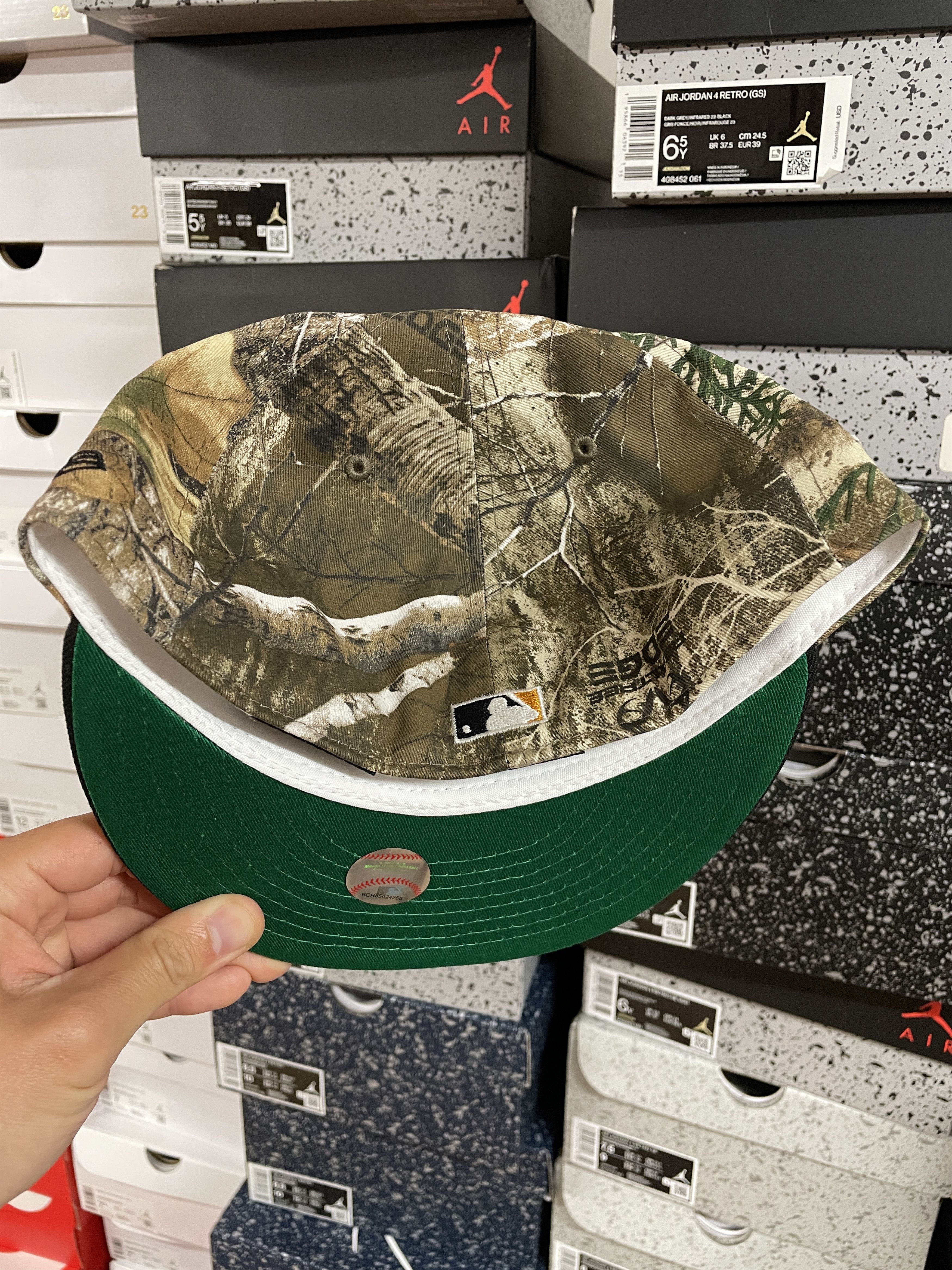 MLB × New Era 7 3/8 RealTree Camo Los Angeles Dodgers LA 100 Years Stadium Size ONE SIZE - 4 Thumbnail