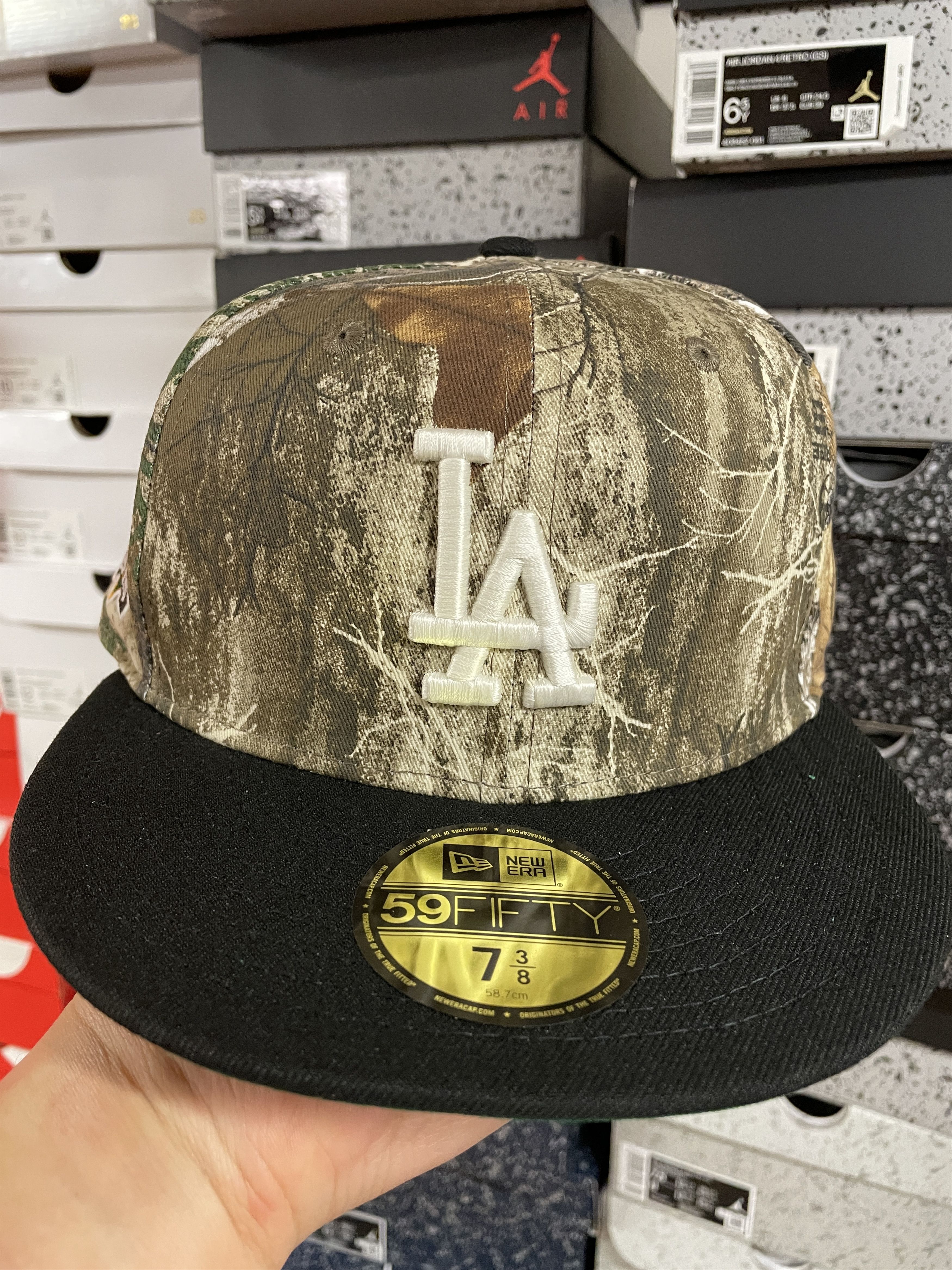 MLB × New Era 7 3/8 RealTree Camo Los Angeles Dodgers LA 100 Years Stadium Size ONE SIZE - 2 Thumbnail