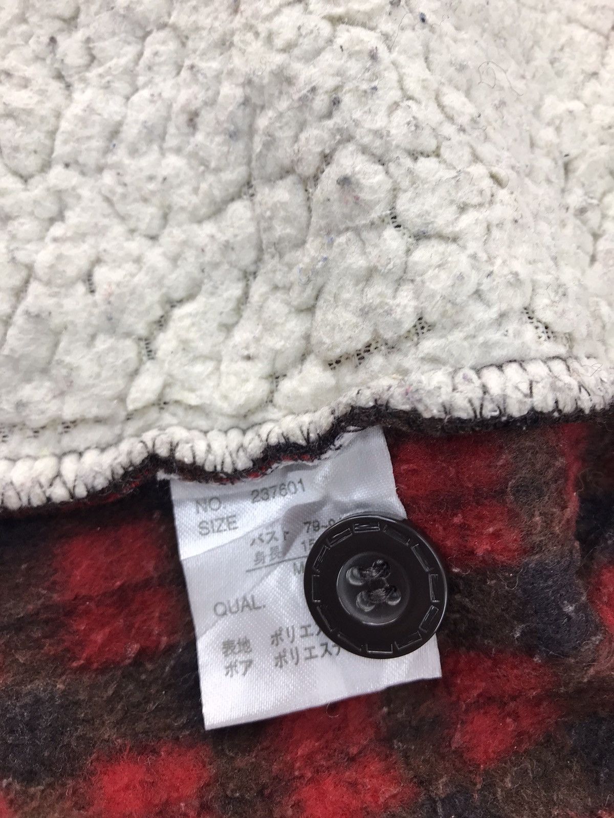 Japanese Brand × Vintage Camellia Vest Plaid Checked Insulated Wool Sherpa Inner Size US M / EU 48-50 / 2 - 7 Thumbnail
