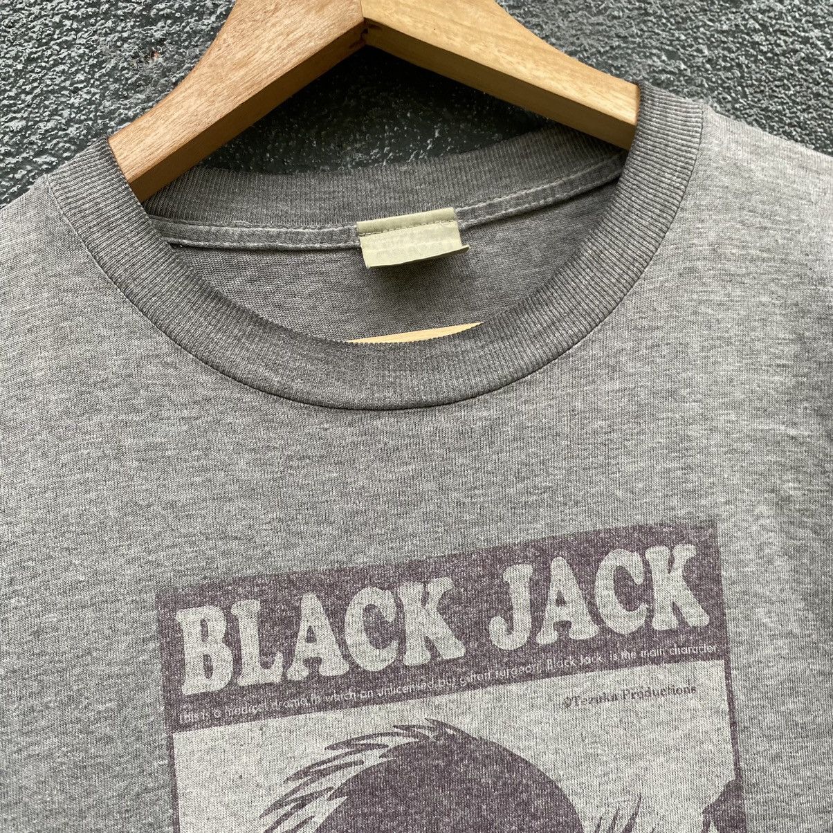 Anime Vintage Faded Y2K Black Jack Japanese Anime ERD GRUNGE TEE Size US L / EU 52-54 / 3 - 3 Thumbnail
