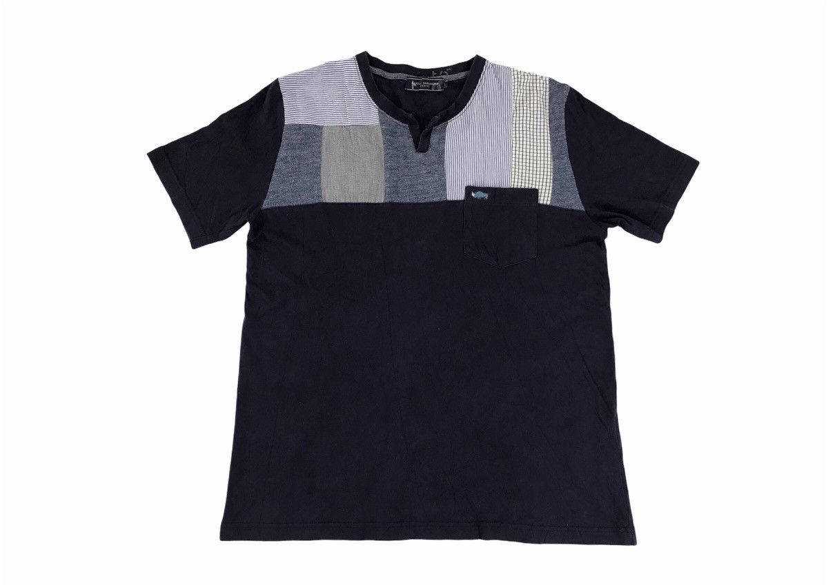Designer × Japanese Brand × Kansai Yamamoto Tee Kansai Yamamoto Homme Patshwork Design Size US M / EU 48-50 / 2 - 1 Thumbnail