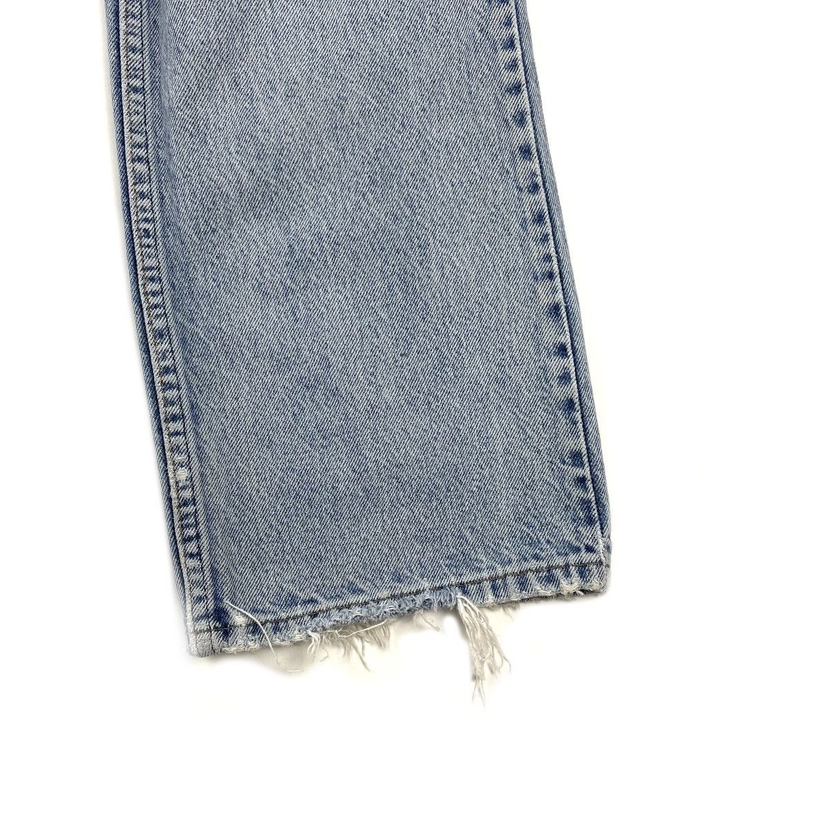 VINTAGE THRASHED FADED LEVI'S 517 BOOTCUT DENIM