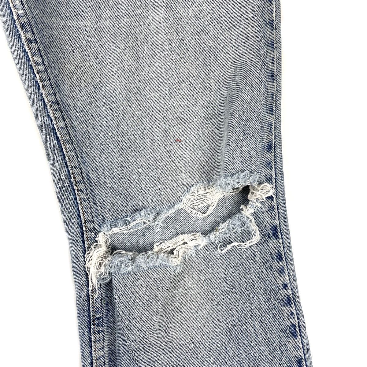 VINTAGE THRASHED FADED LEVI'S 517 BOOTCUT DENIM
