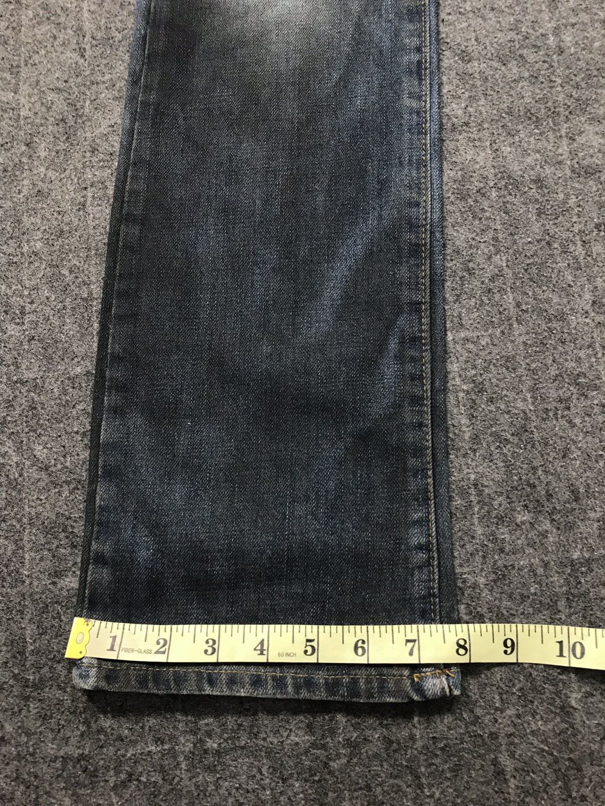 Japanese Brand × Vintage Vintage Black Baccara Design Skinny Denim Jeans Size US 31 - 22 Thumbnail