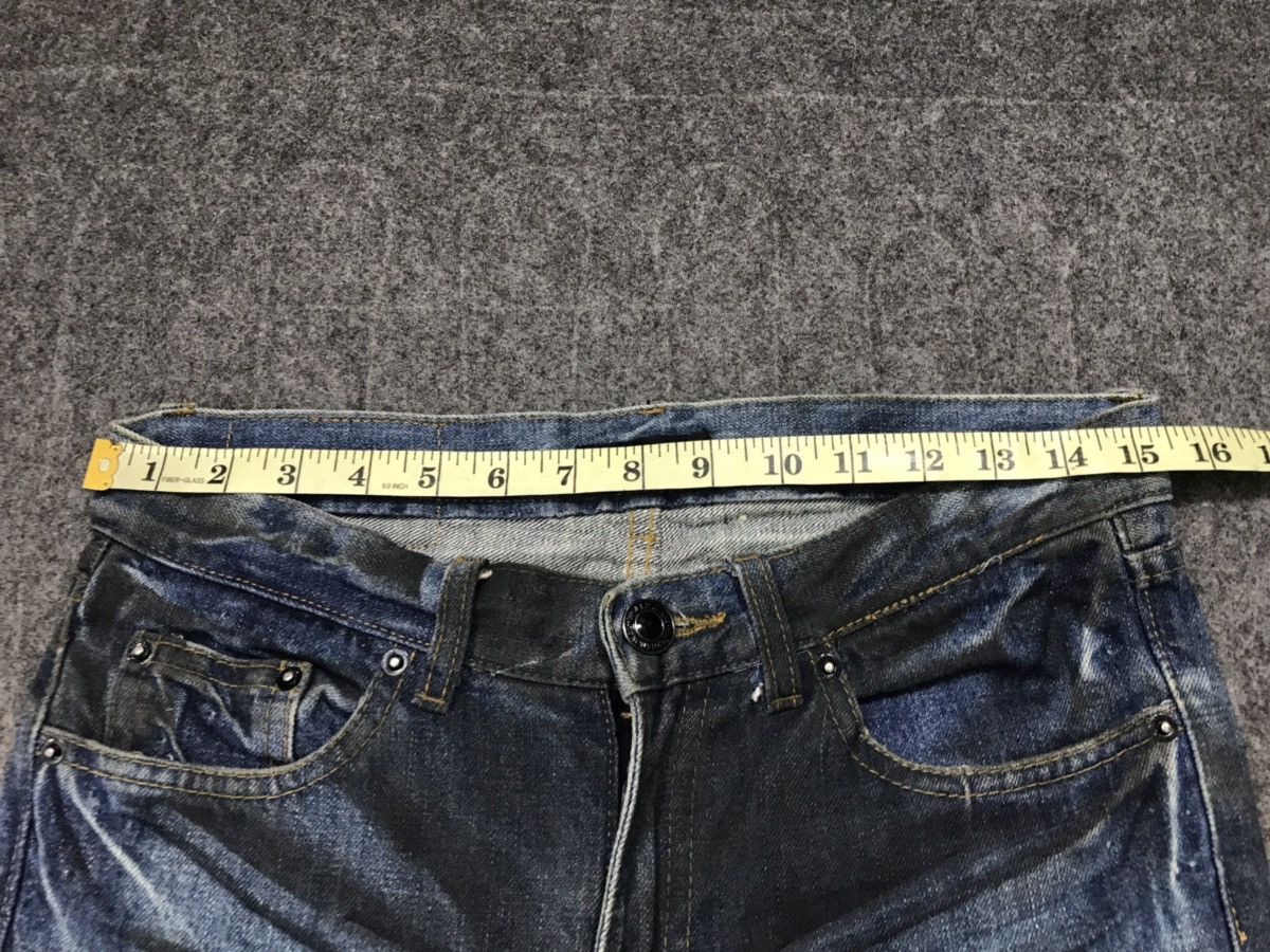 Japanese Brand × Vintage Vintage Black Baccara Design Skinny Denim Jeans Size US 31 - 16 Thumbnail
