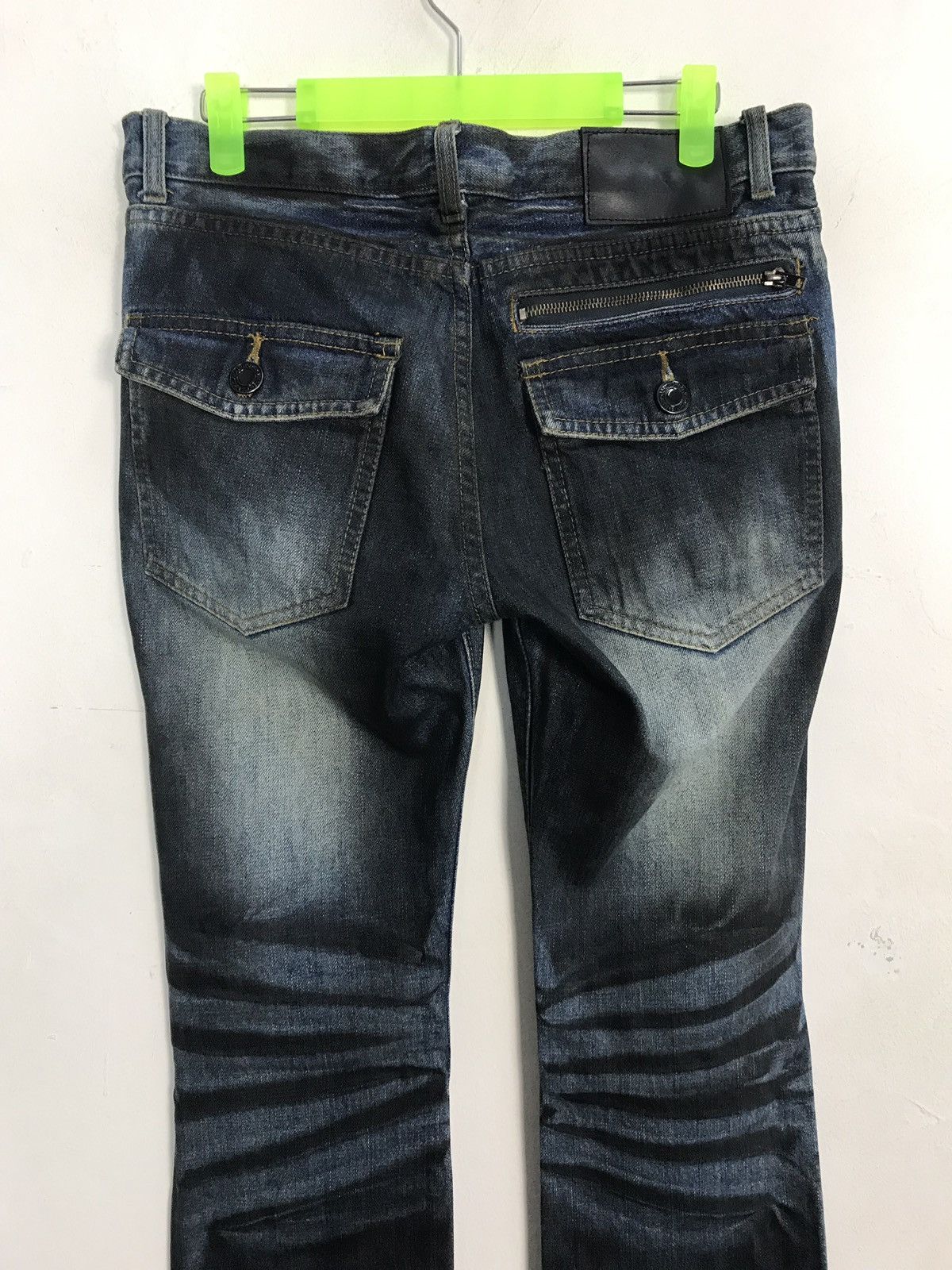 Japanese Brand × Vintage Vintage Black Baccara Design Skinny Denim Jeans Size US 31 - 9 Thumbnail