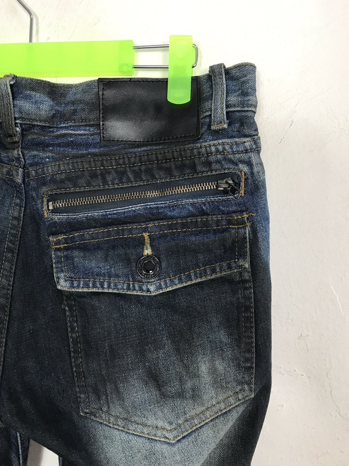 Japanese Brand × Vintage Vintage Black Baccara Design Skinny Denim Jeans Size US 31 - 10 Thumbnail