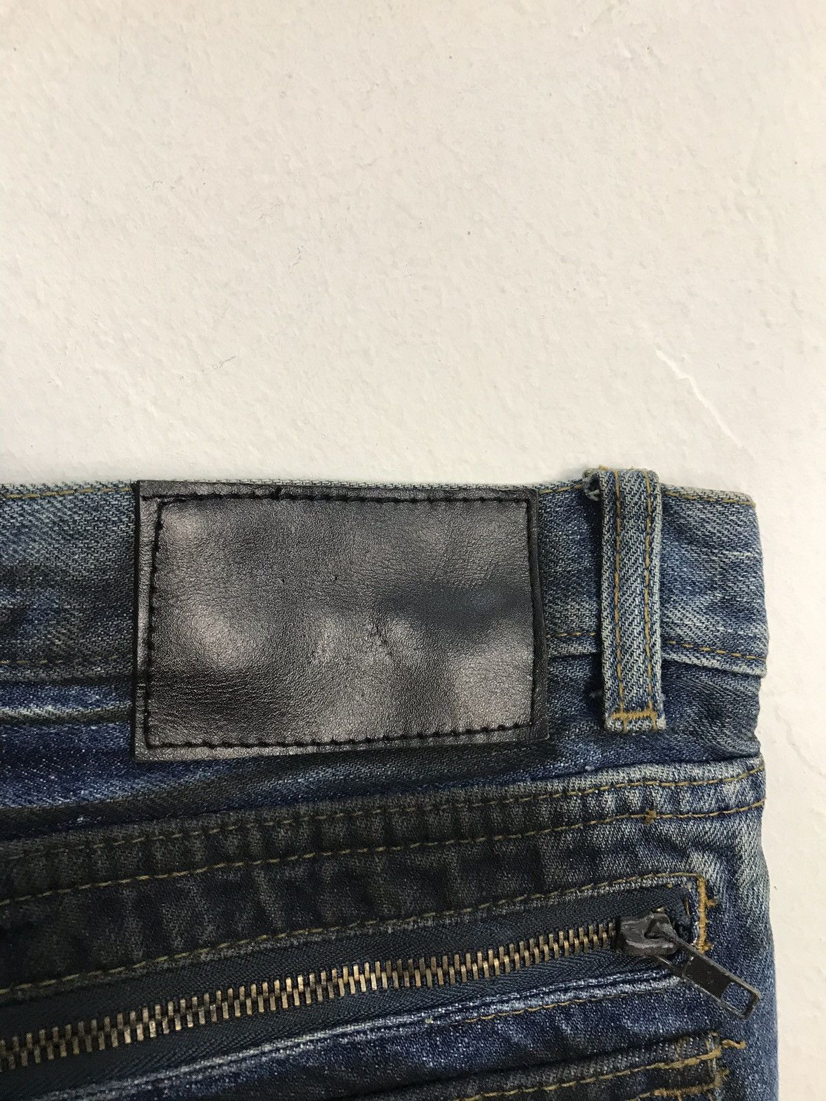 Japanese Brand × Vintage Vintage Black Baccara Design Skinny Denim Jeans Size US 31 - 12 Thumbnail