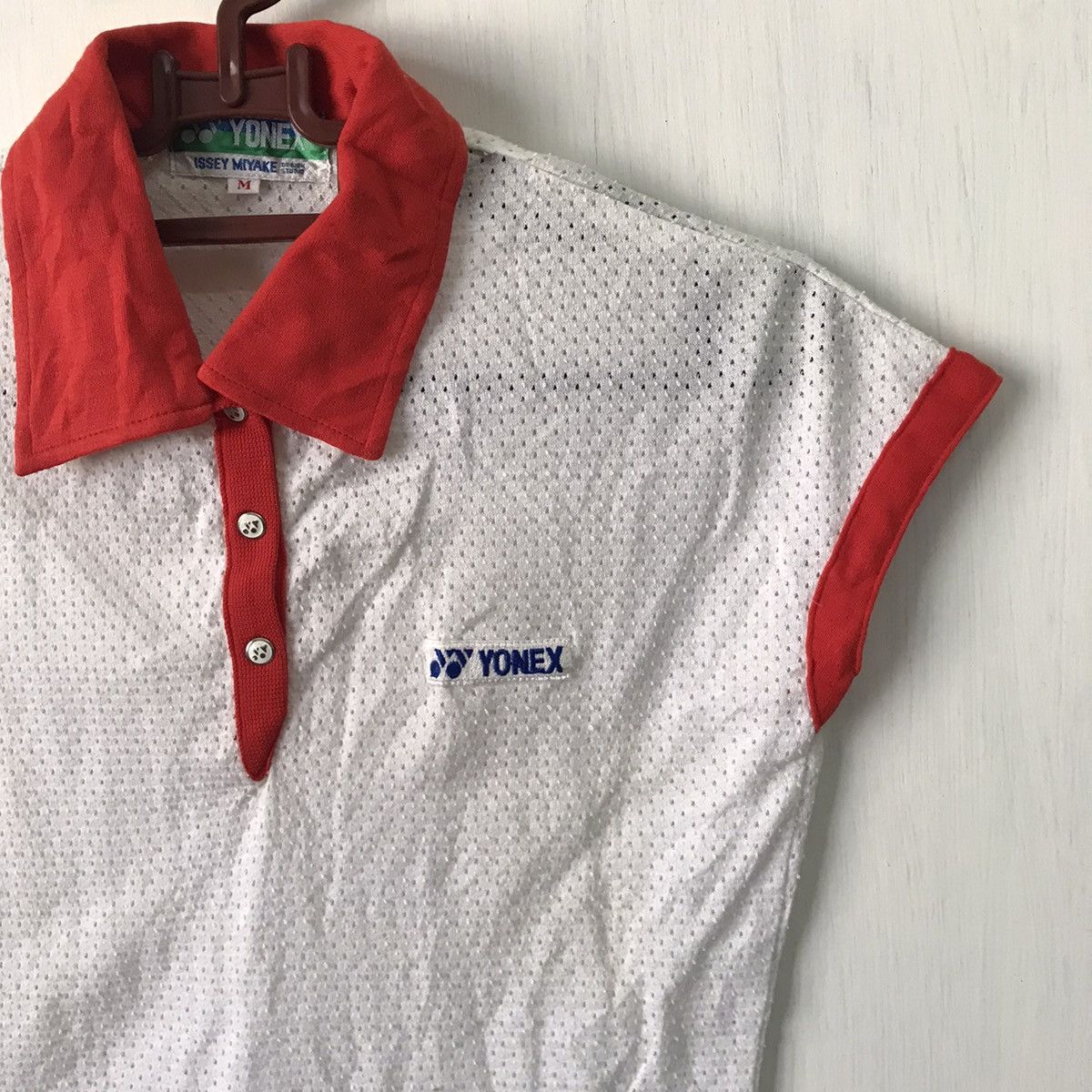 Issey Miyake Vtg Yonex Issey Miyake Collar Tee Sport Size M / US 6-8 / IT 42-44 - 4 Thumbnail