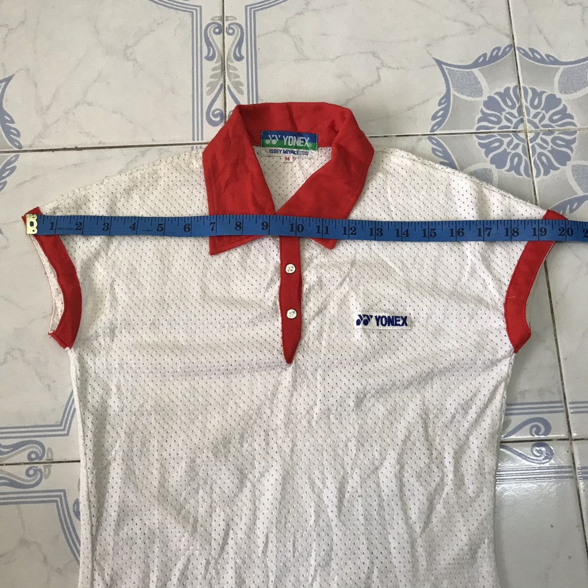Issey Miyake Vtg Yonex Issey Miyake Collar Tee Sport Size M / US 6-8 / IT 42-44 - 12 Thumbnail