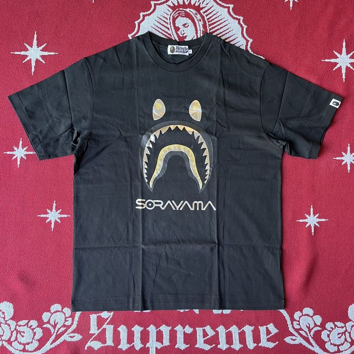 Bape BAPE x Hajime Sorayama Shark Tee Black Size L | Grailed