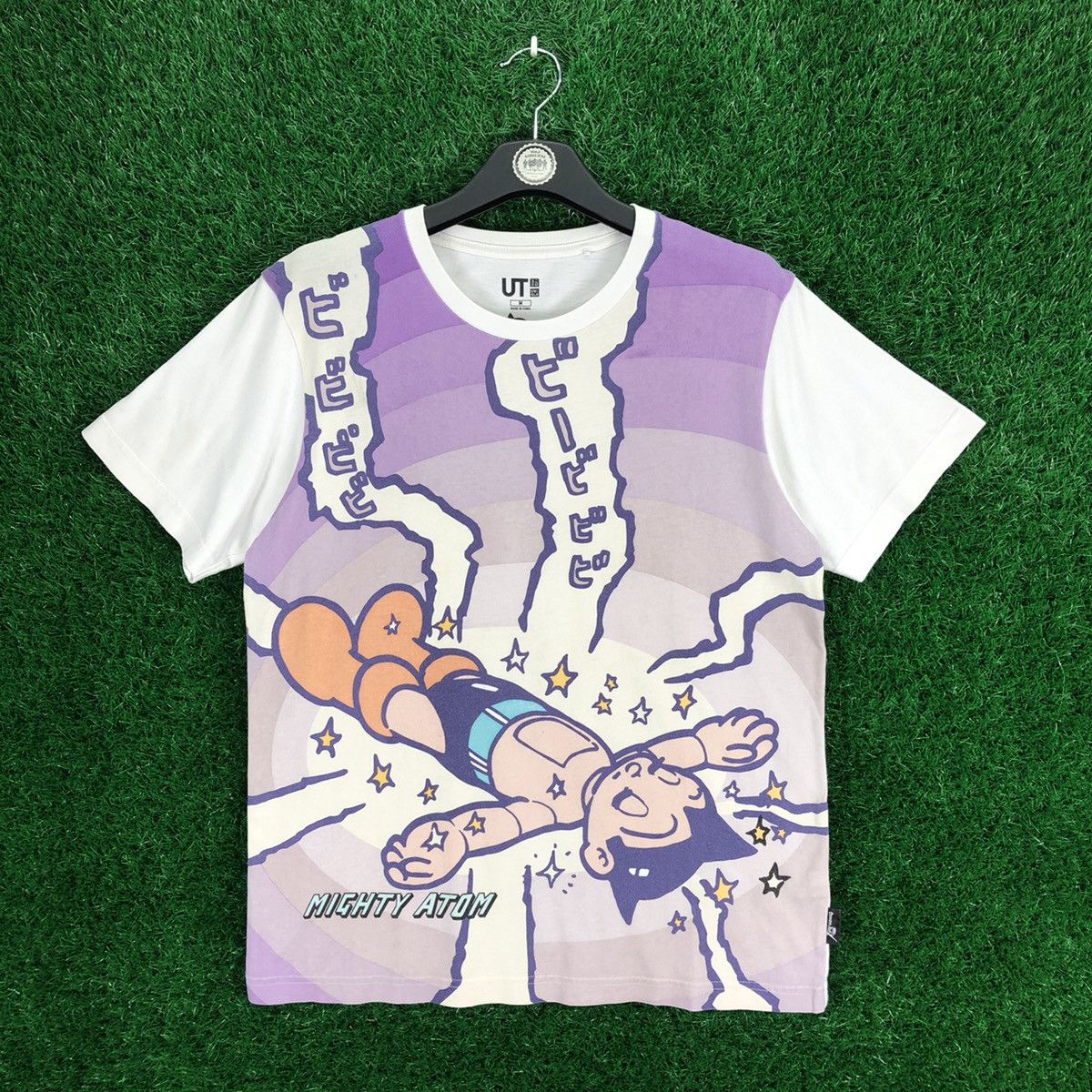 image of Anima x Uniqlo Astro Boy Mighty Atom Tezuka Production Tee in White, Men's (Size Medium)