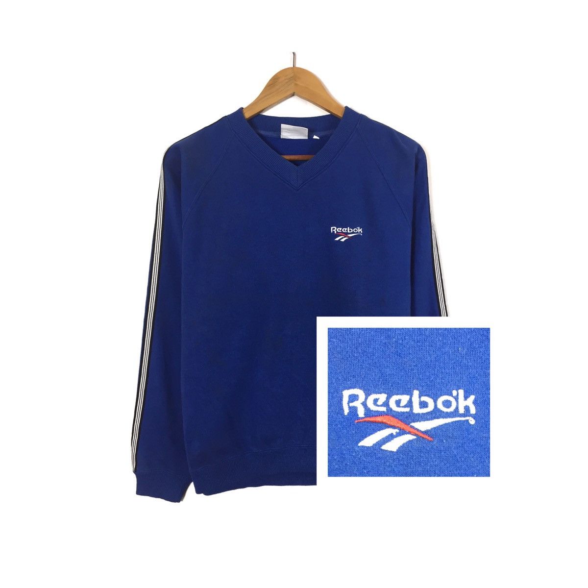 Reebok × Vintage Vintage Reebok Sweatshirt CrewNeck Embroidery Reebok Size US M / EU 48-50 / 2 - 1 Thumbnail