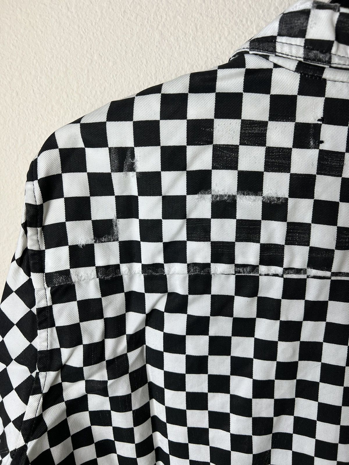 Amiri Amiri Checkered Distressed Shirt Size US S / EU 44-46 / 1 - 4 Thumbnail