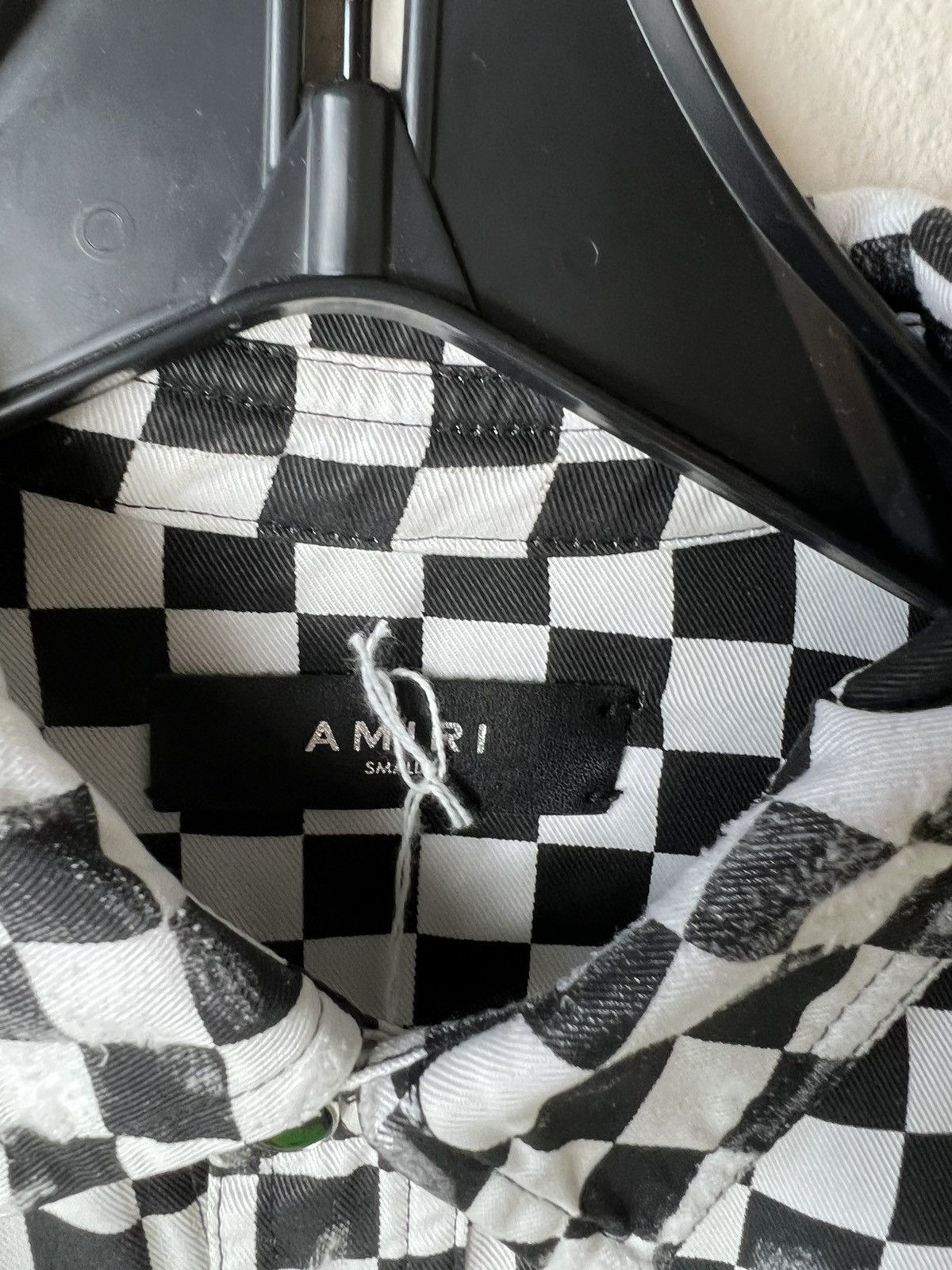Amiri Amiri Checkered Distressed Shirt Size US S / EU 44-46 / 1 - 11 Thumbnail