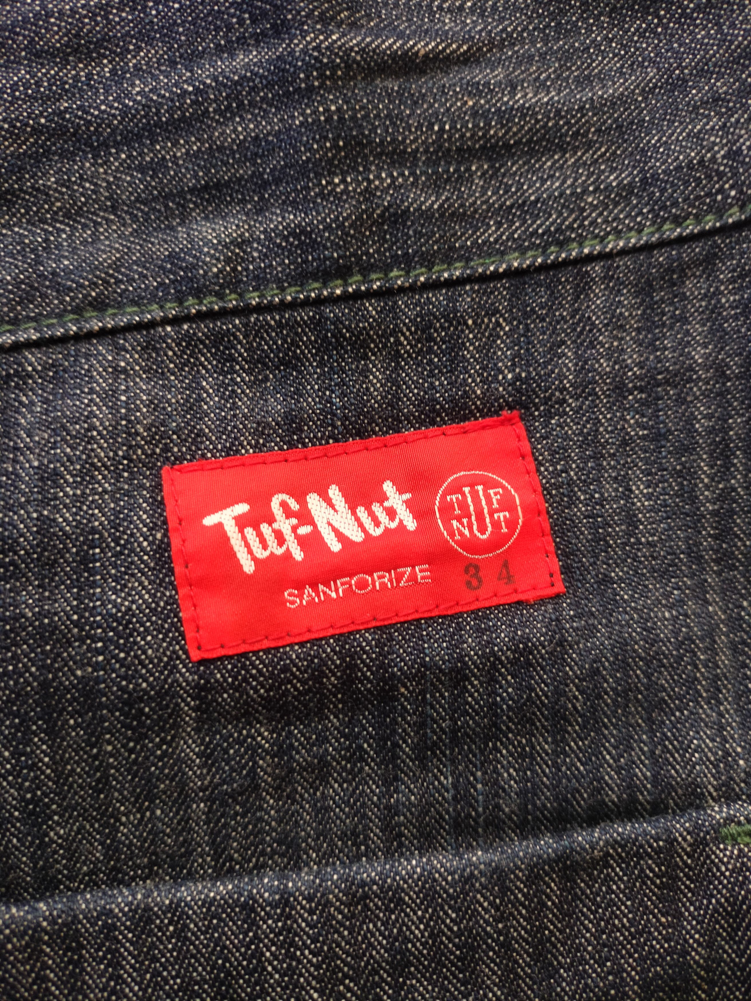 Unsound Rags Vintage Tuf Nut Herringbone Denim Pants Size US 32 / EU 48 - 6 Thumbnail
