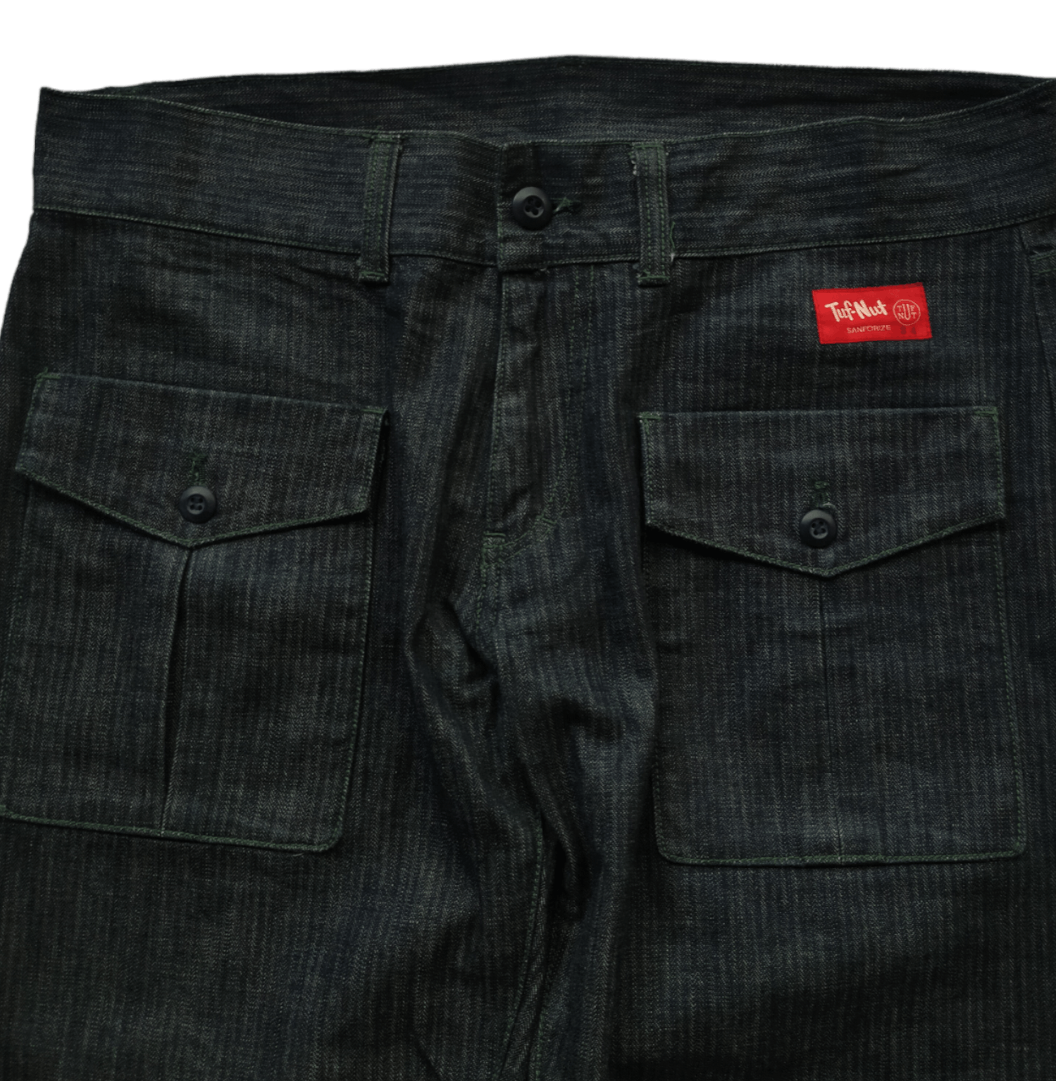 Unsound Rags Vintage Tuf Nut Herringbone Denim Pants Size US 32 / EU 48 - 3 Thumbnail