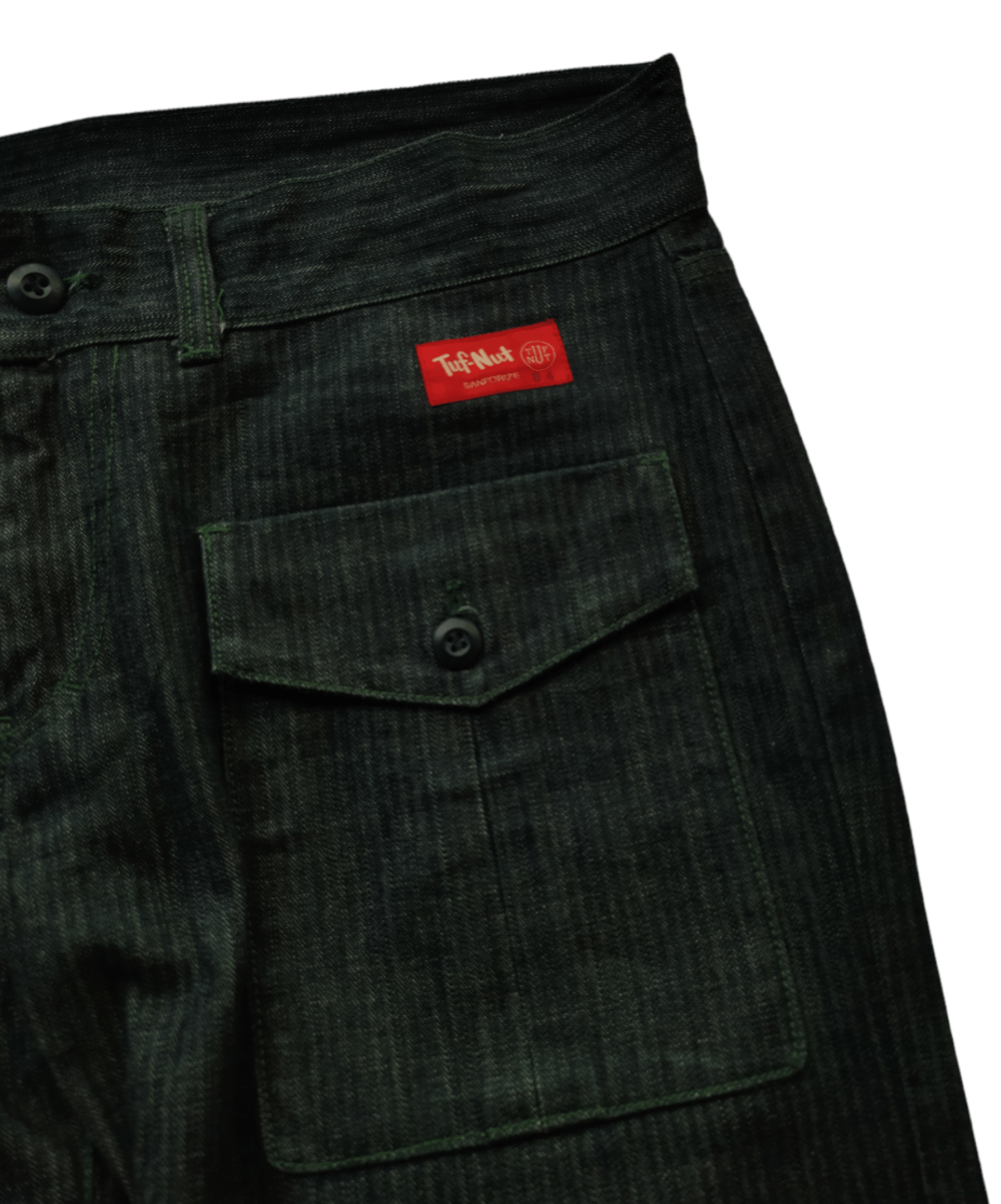 Unsound Rags Vintage Tuf Nut Herringbone Denim Pants Size US 32 / EU 48 - 5 Thumbnail