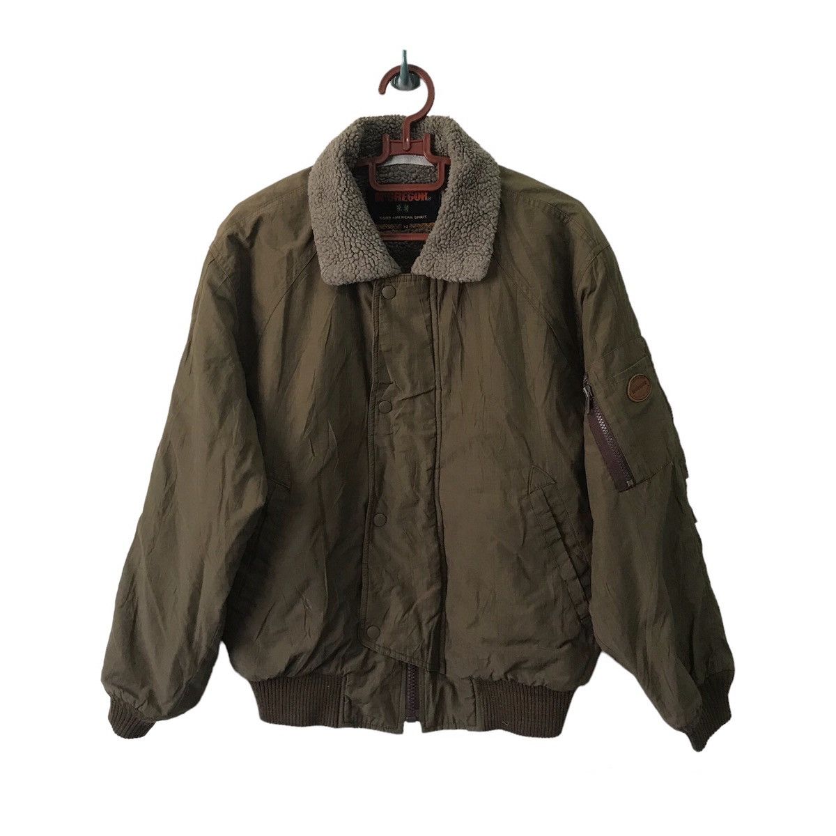 McGregor × Vintage Vtg McGregor Bomber Like Jacket Good American Spirit Size US M / EU 48-50 / 2 - 1 Thumbnail