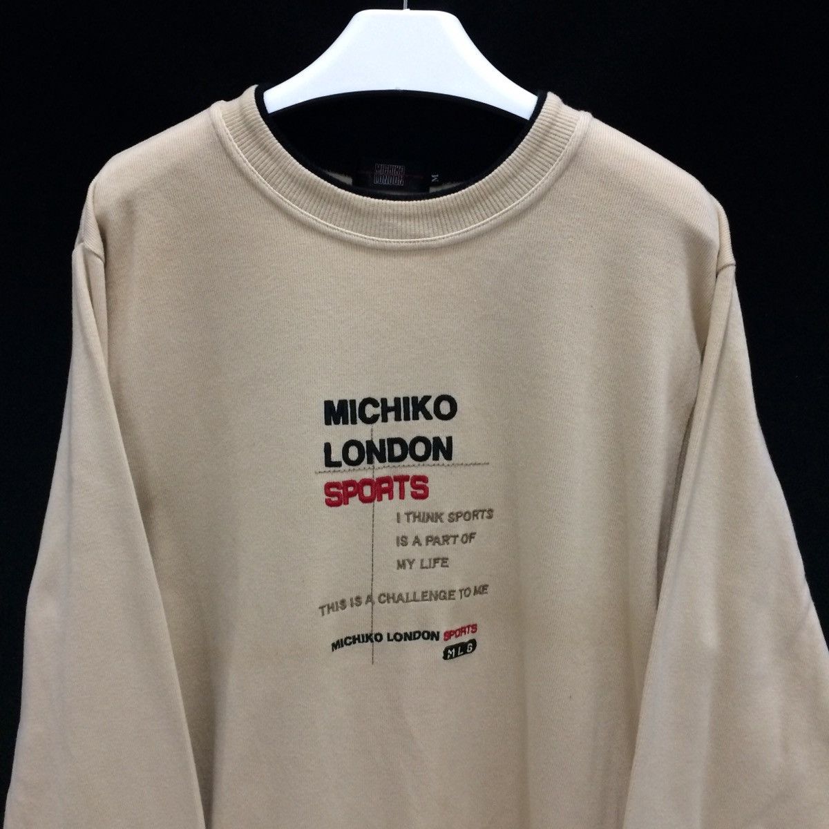 Michiko Koshino London Japanese Brand Michiko London Sport Sweatshirt Size US M / EU 48-50 / 2 - 2 Thumbnail