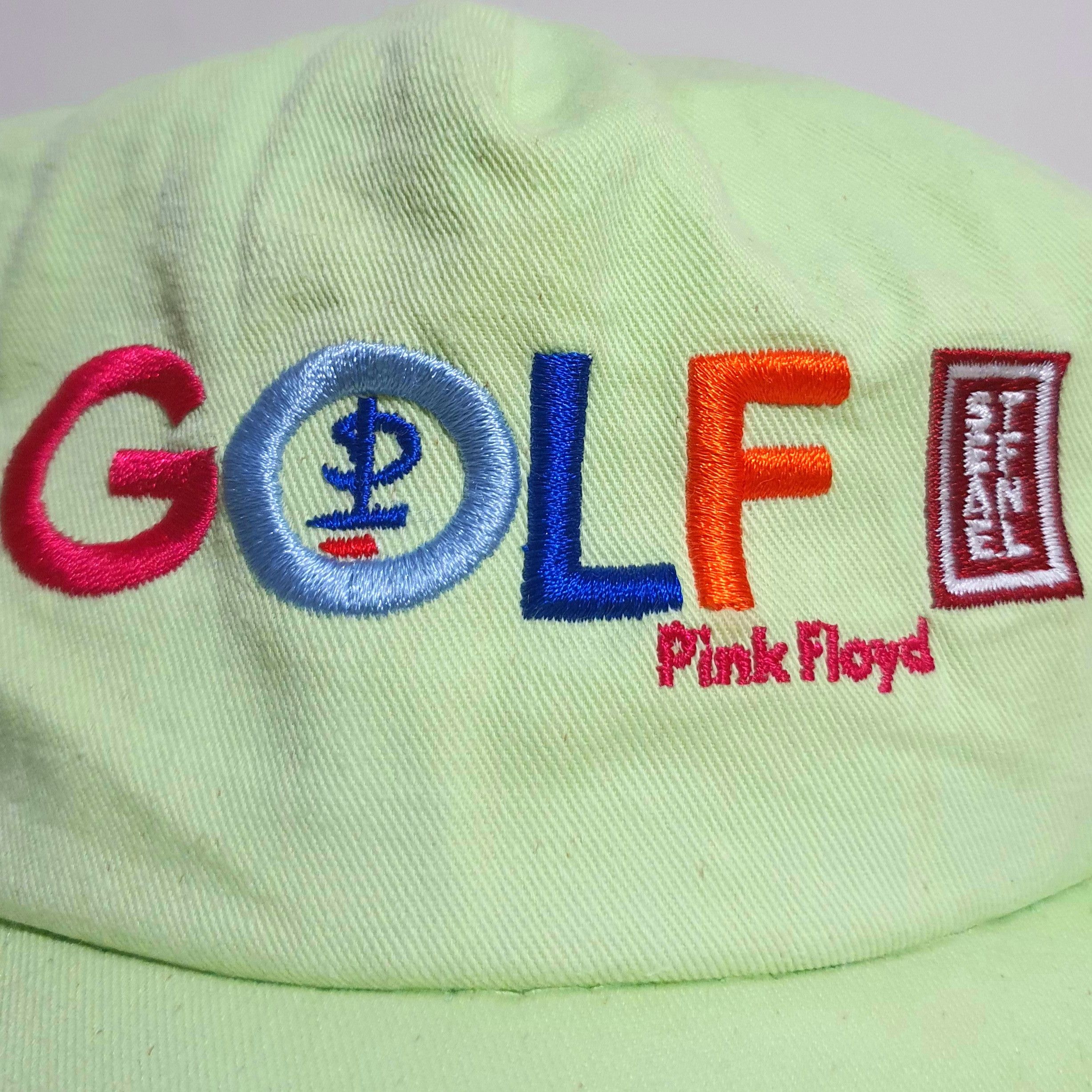 Pink Floyd Pink Floyd Golf Stefanel 1994 Italian Tour Hat Size ONE SIZE - 2 Thumbnail