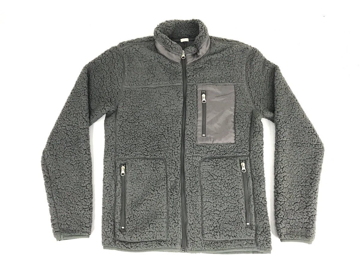 Japanese Brand × Vintage Sweaters Jacket Fleece Zipper Many Pocket Design Size US S / EU 44-46 / 1 - 1 Thumbnail